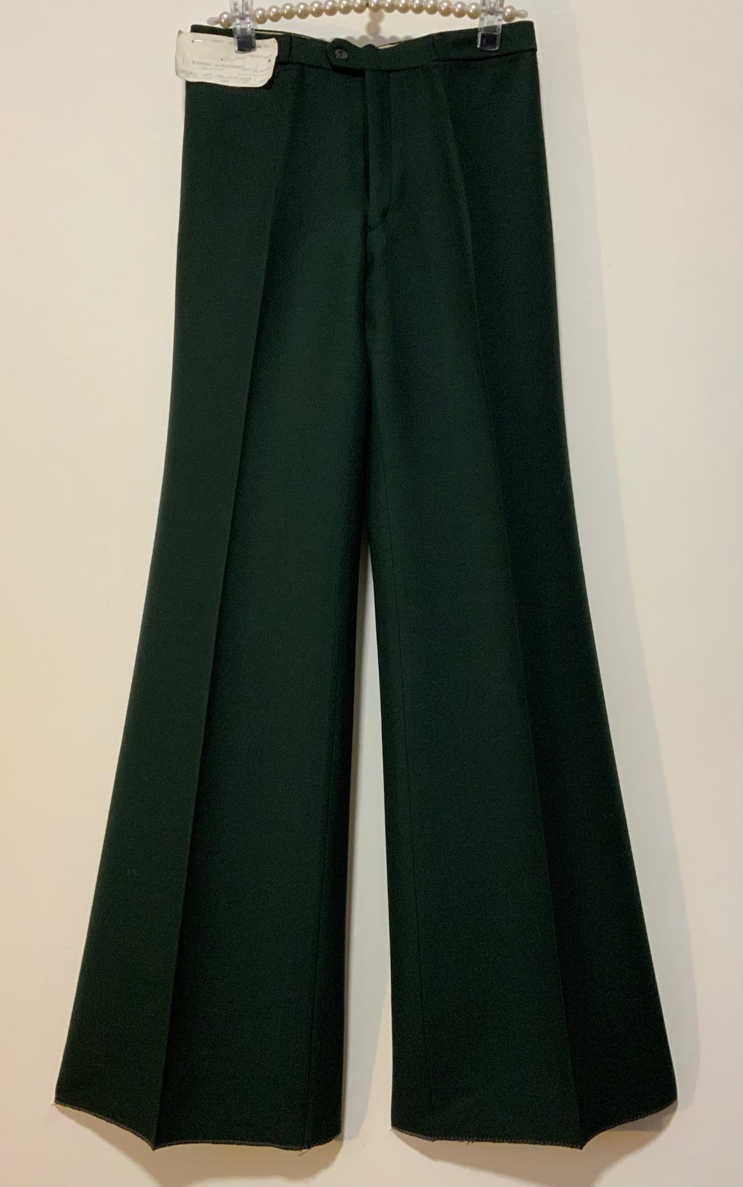 Pantalon Pattes d’elephant Deadstock Tergal 1970 Flare Sublime France
