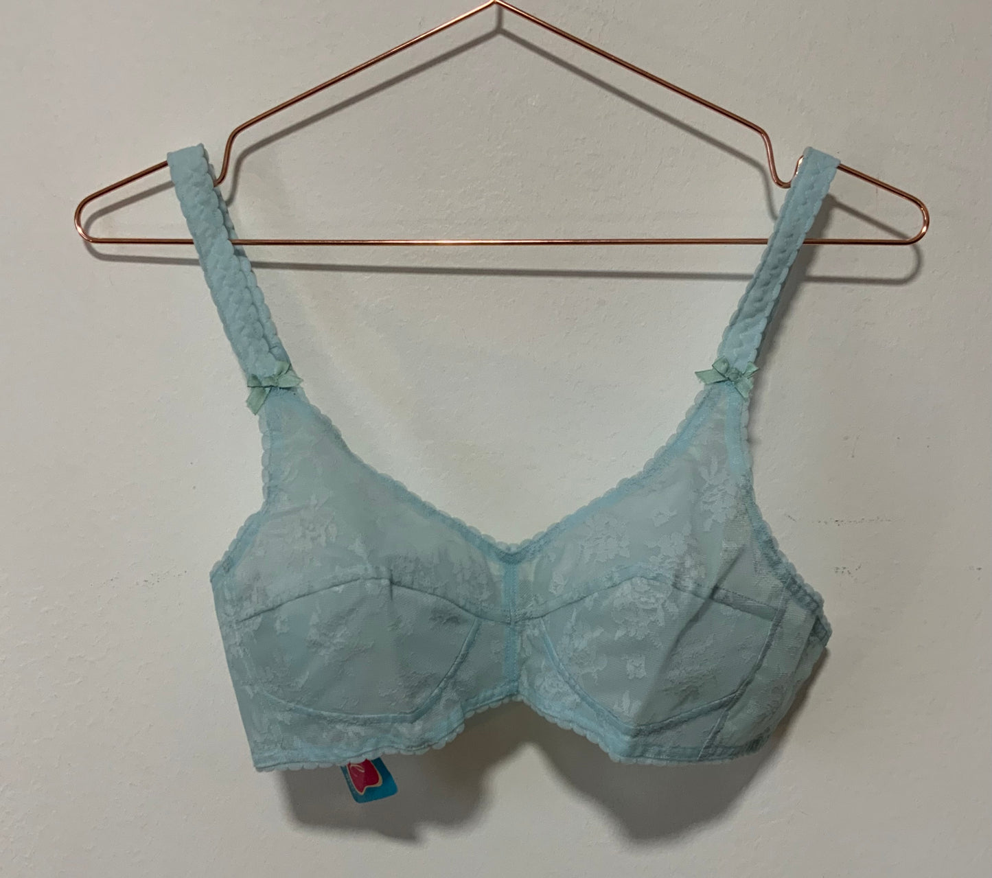 Soutien-gorge dentelle Fleurs Deadstock Marque Revel Vintage 1960/70