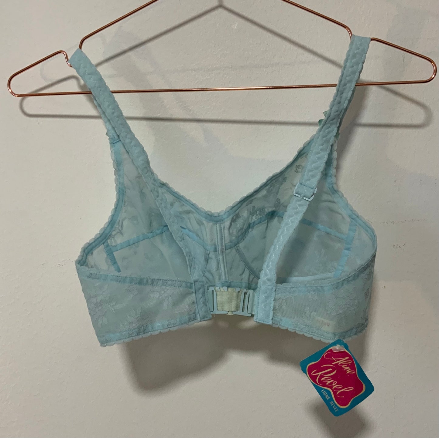 Soutien-gorge dentelle Fleurs Deadstock Marque Revel Vintage 1960/70