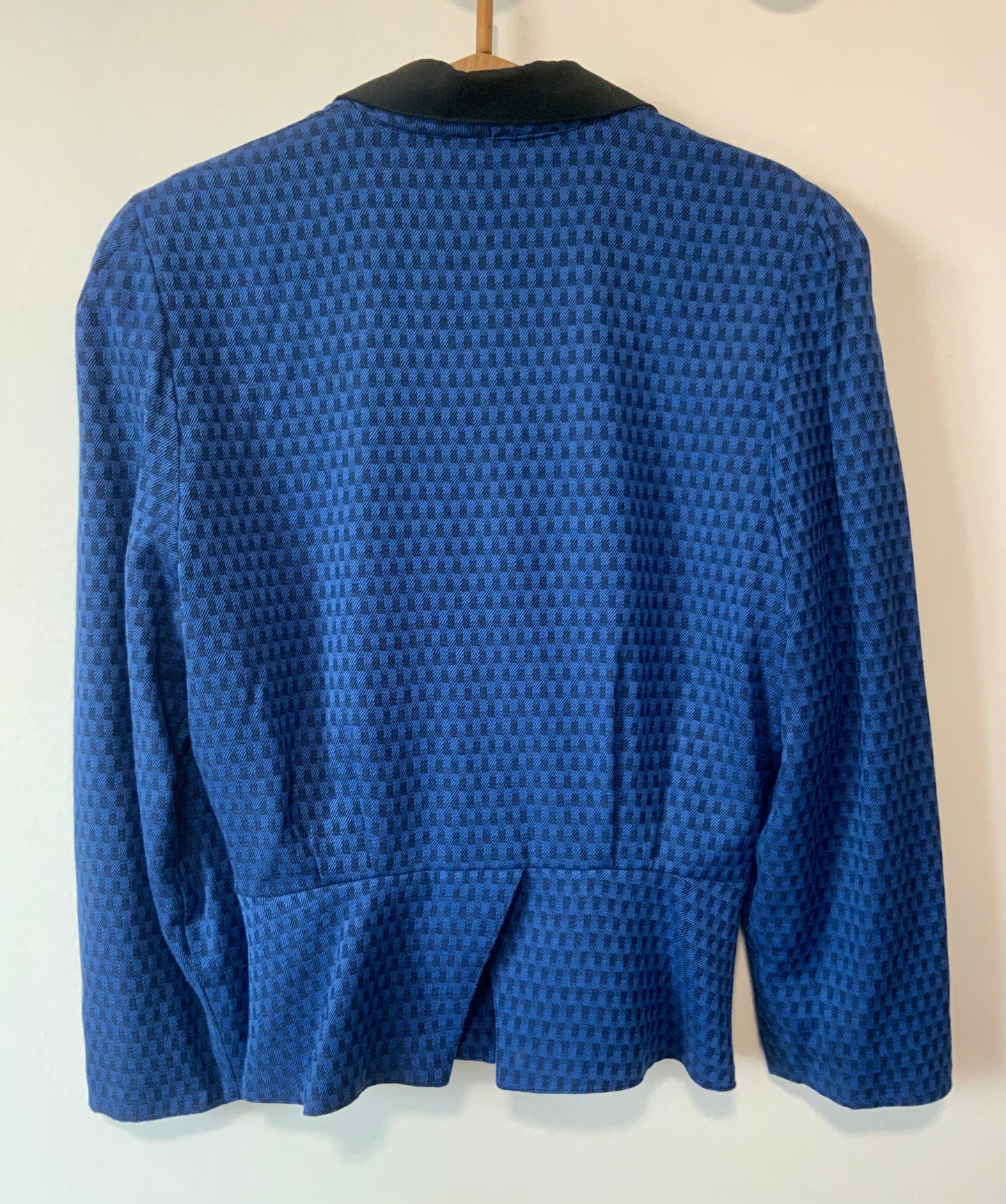Veste Cintrée Élégante Vintage Made in France à carreaux Chic -