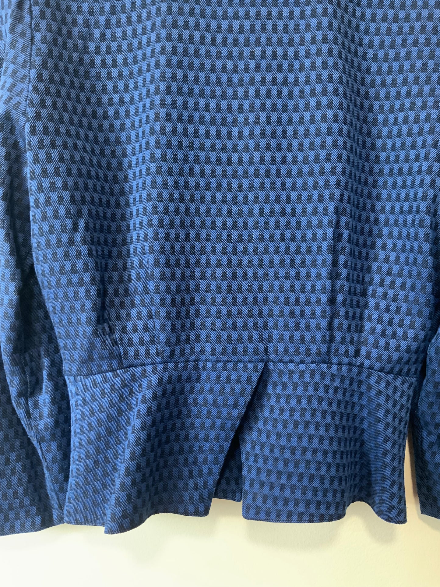 Veste Cintrée Élégante Vintage Made in France à carreaux Chic -