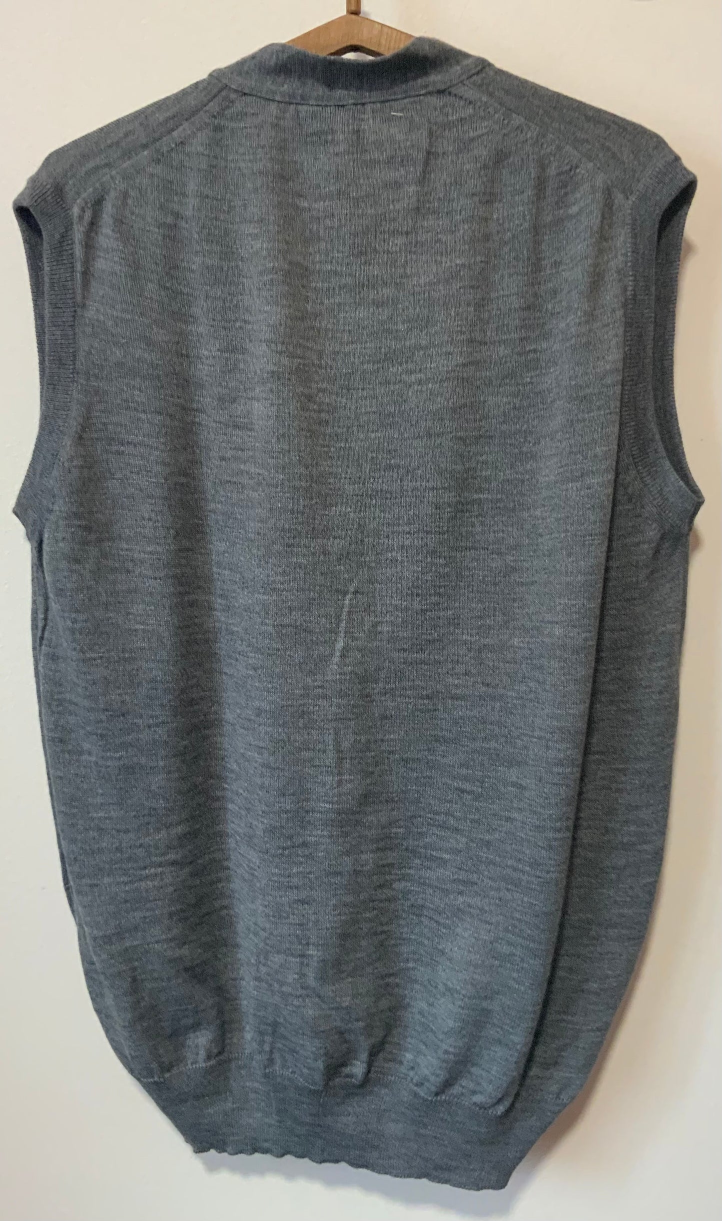Gilet Boutonné sans manche avec poches Deadstock Vintage Neuf Chic 1990