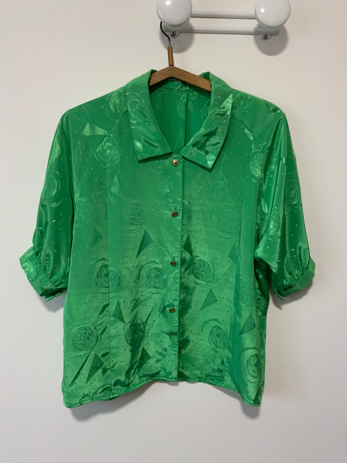 Chemisier Original Vintage Pomme Verte 1970/80