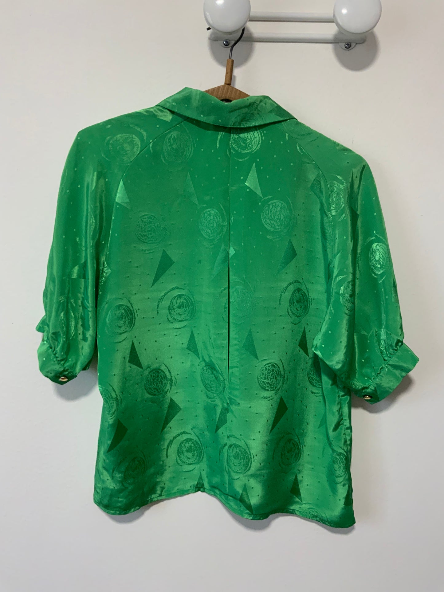 Chemisier Original Vintage Pomme Verte 1970/80