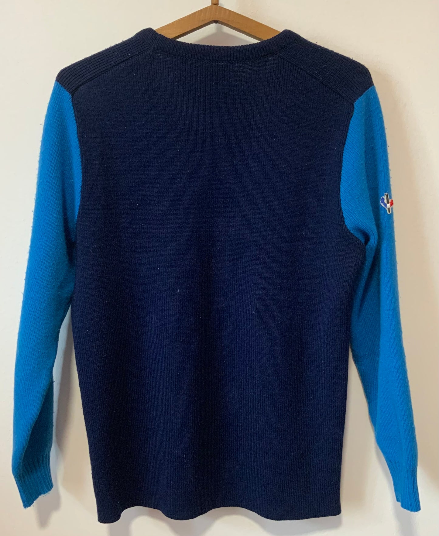 Pull Montagne Ski Marque France Montant Pur Vintage