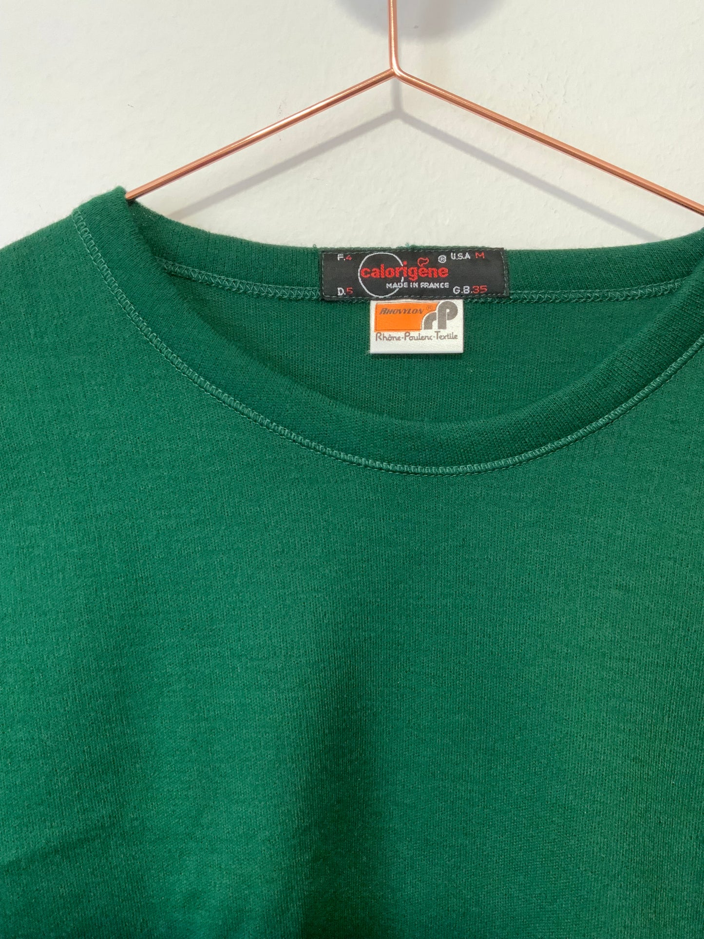 Sous pull calorigene Éminence Deadstock Vintage 1980 France