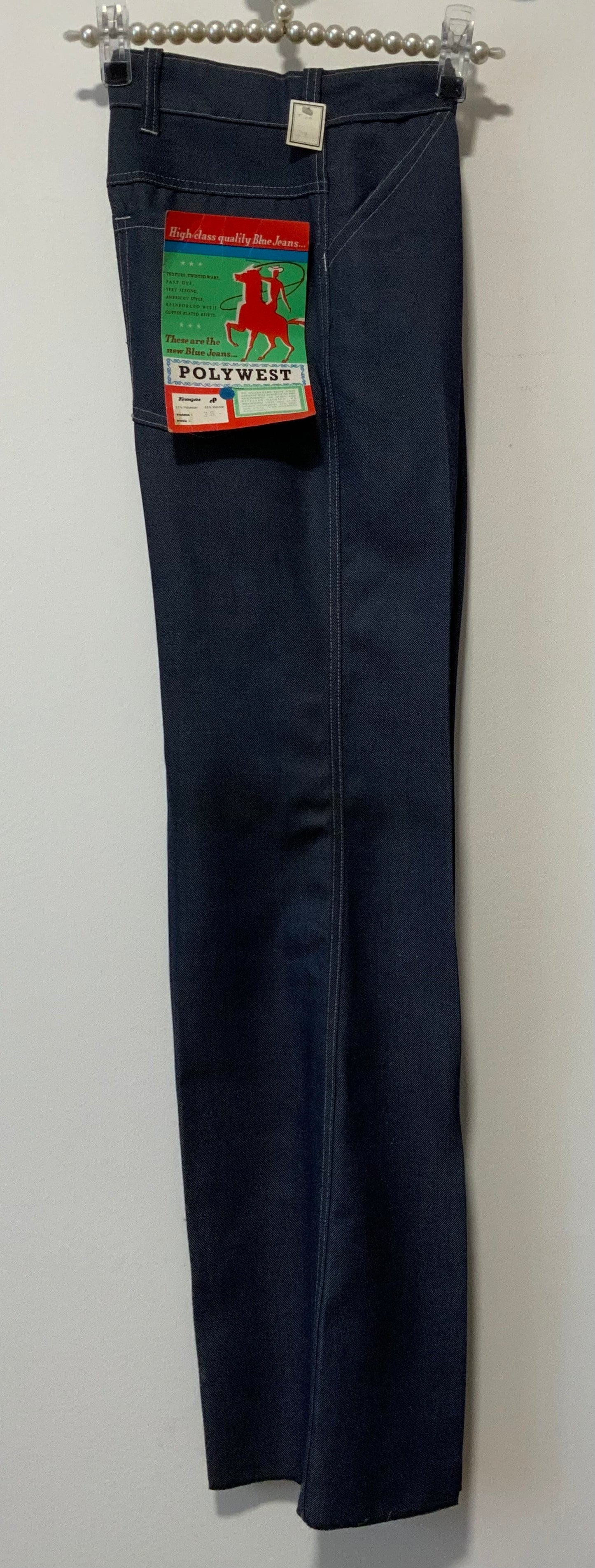 Jean Flare Tergal Deadstock 1970 Pattes d’éléphant Vintage