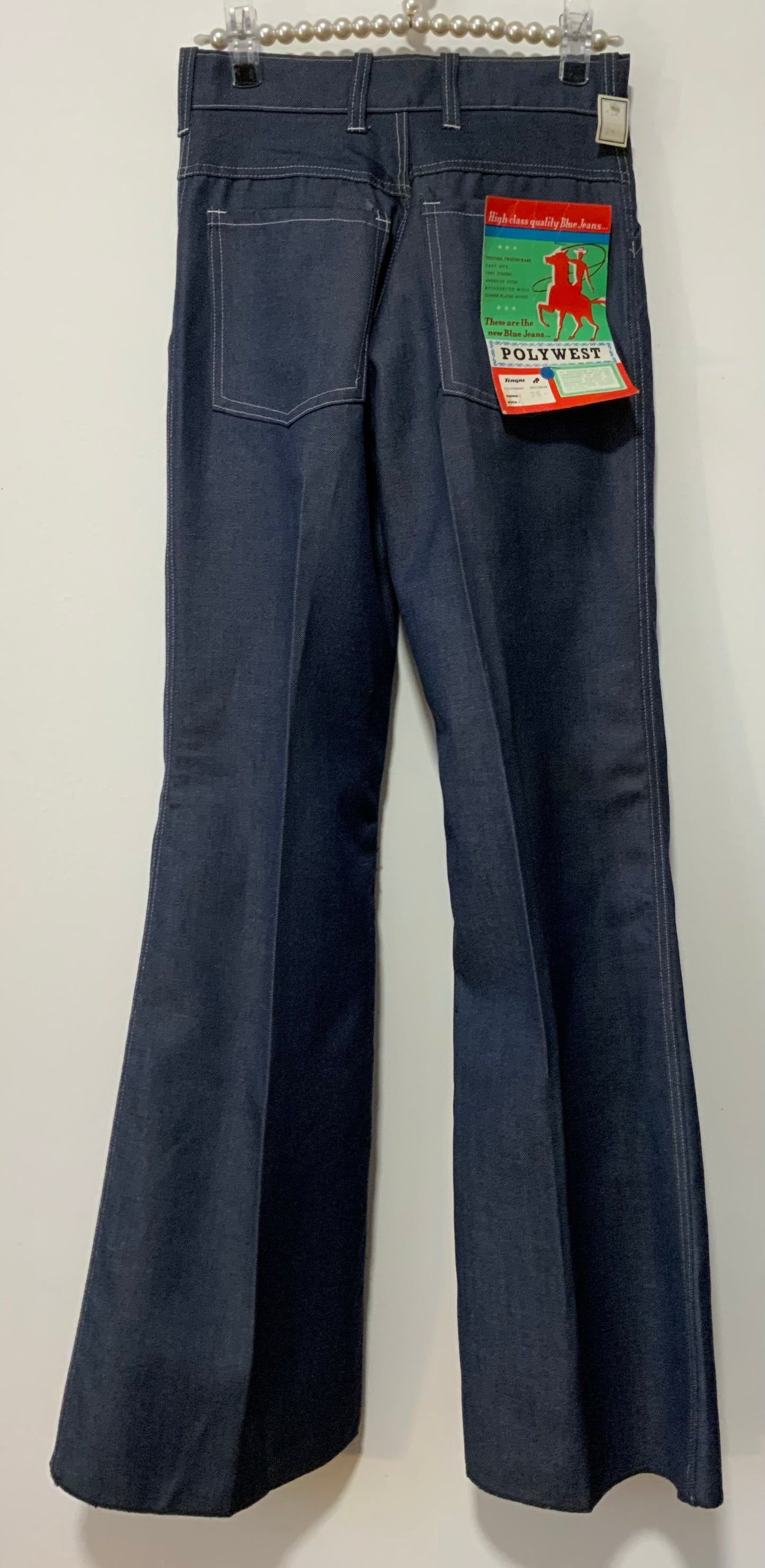 Jean Flare Tergal Deadstock 1970 Pattes d’éléphant Vintage