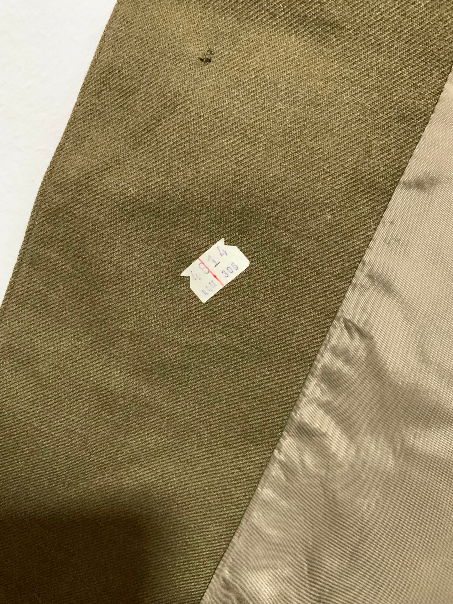Veste Uniforme Officier Armée Belgique Vintage 1983 Neuve