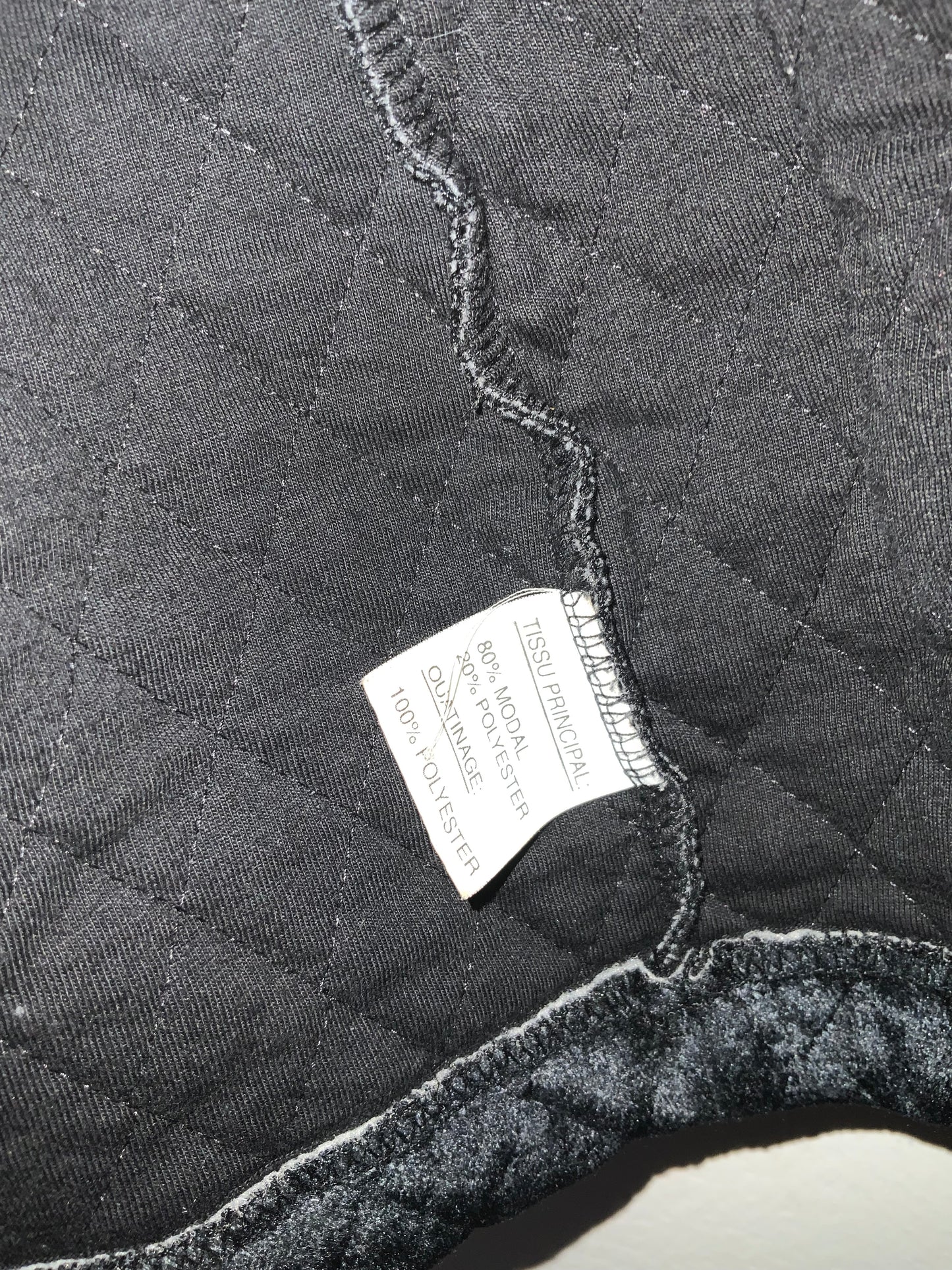 Gilet en velours matelassé de Pierre Cardin Vintage 1990