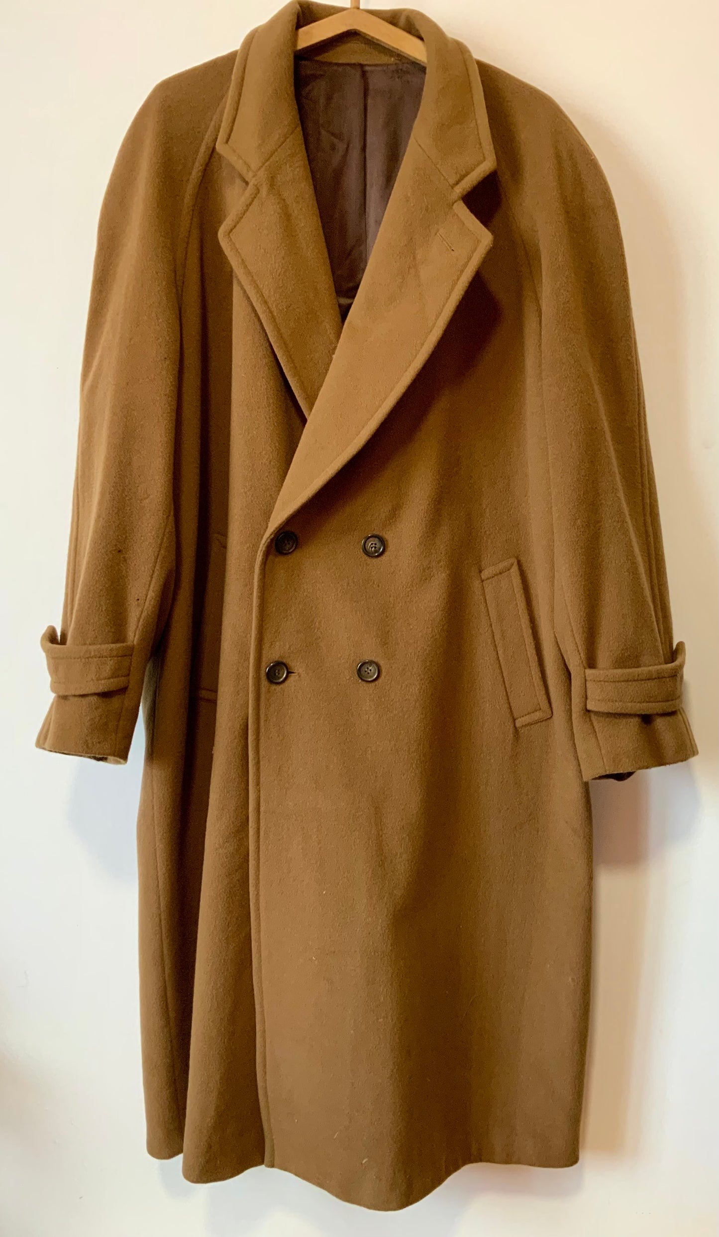 Grand manteau Vintage laine et cachemire