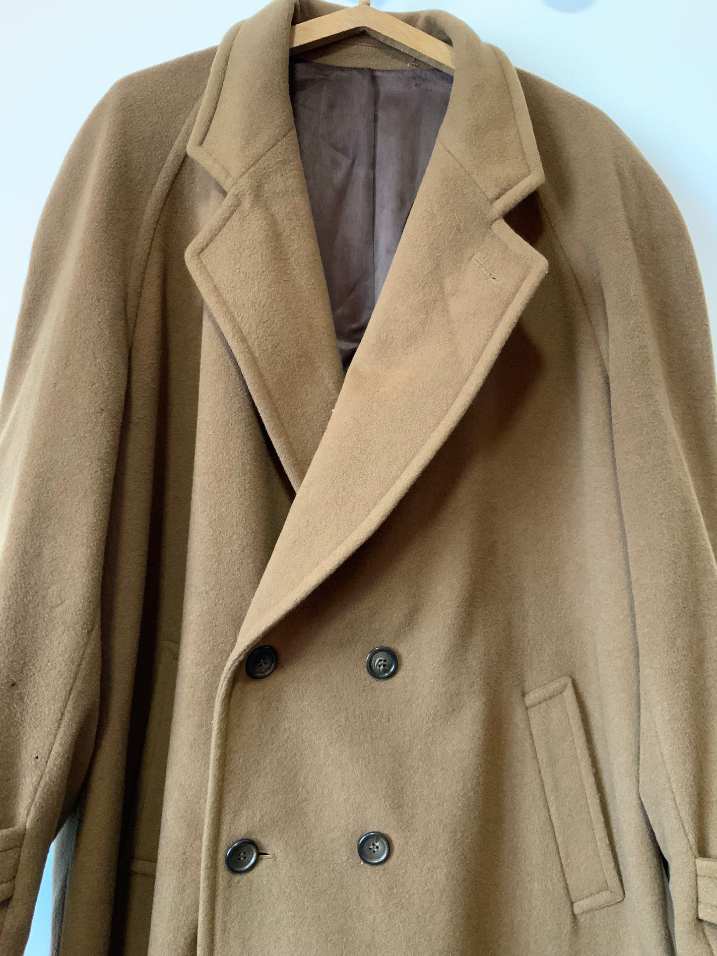 Grand manteau Vintage laine et cachemire