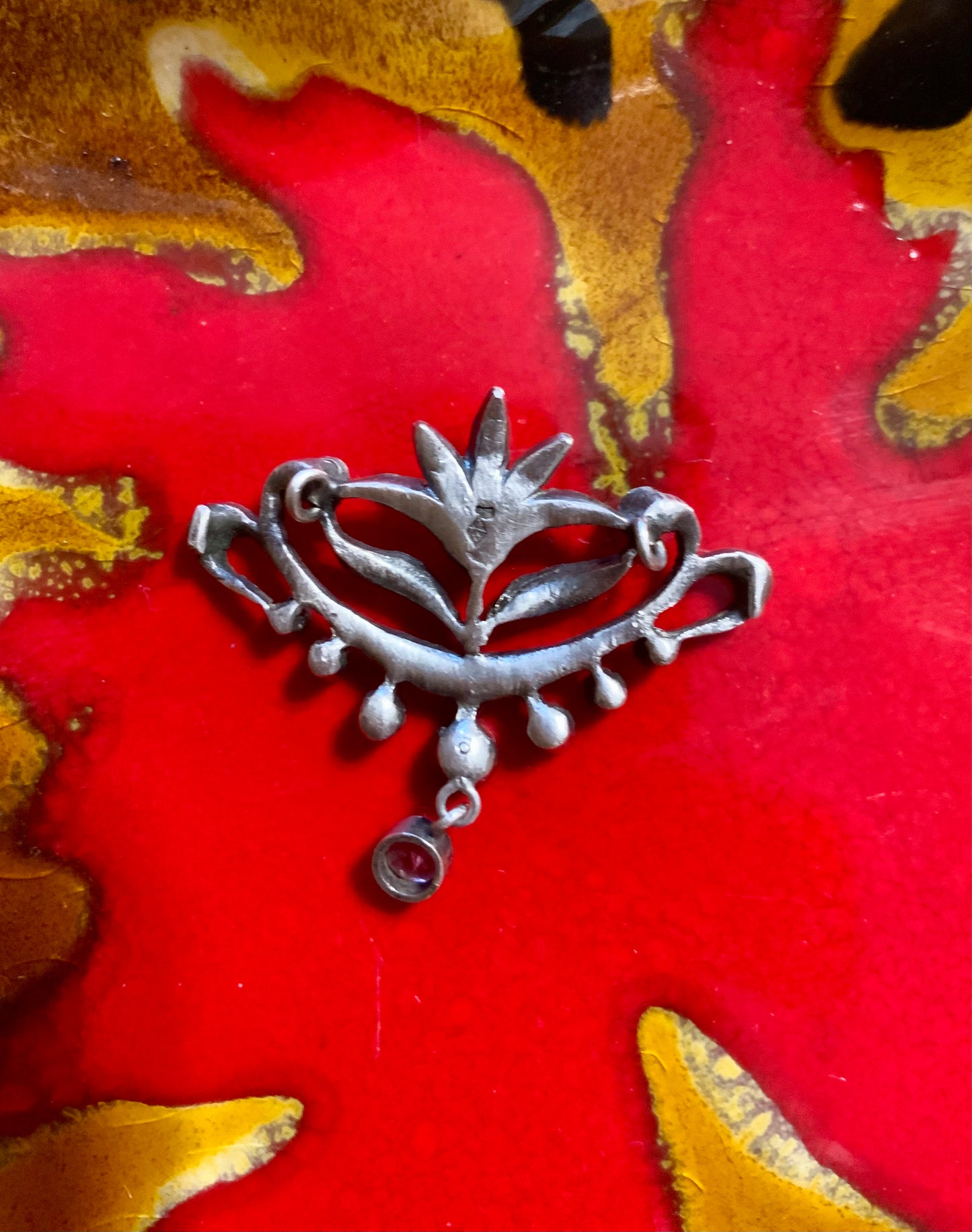 Pendentif Antique Fin 19eme Poinçon Ancien Vintage