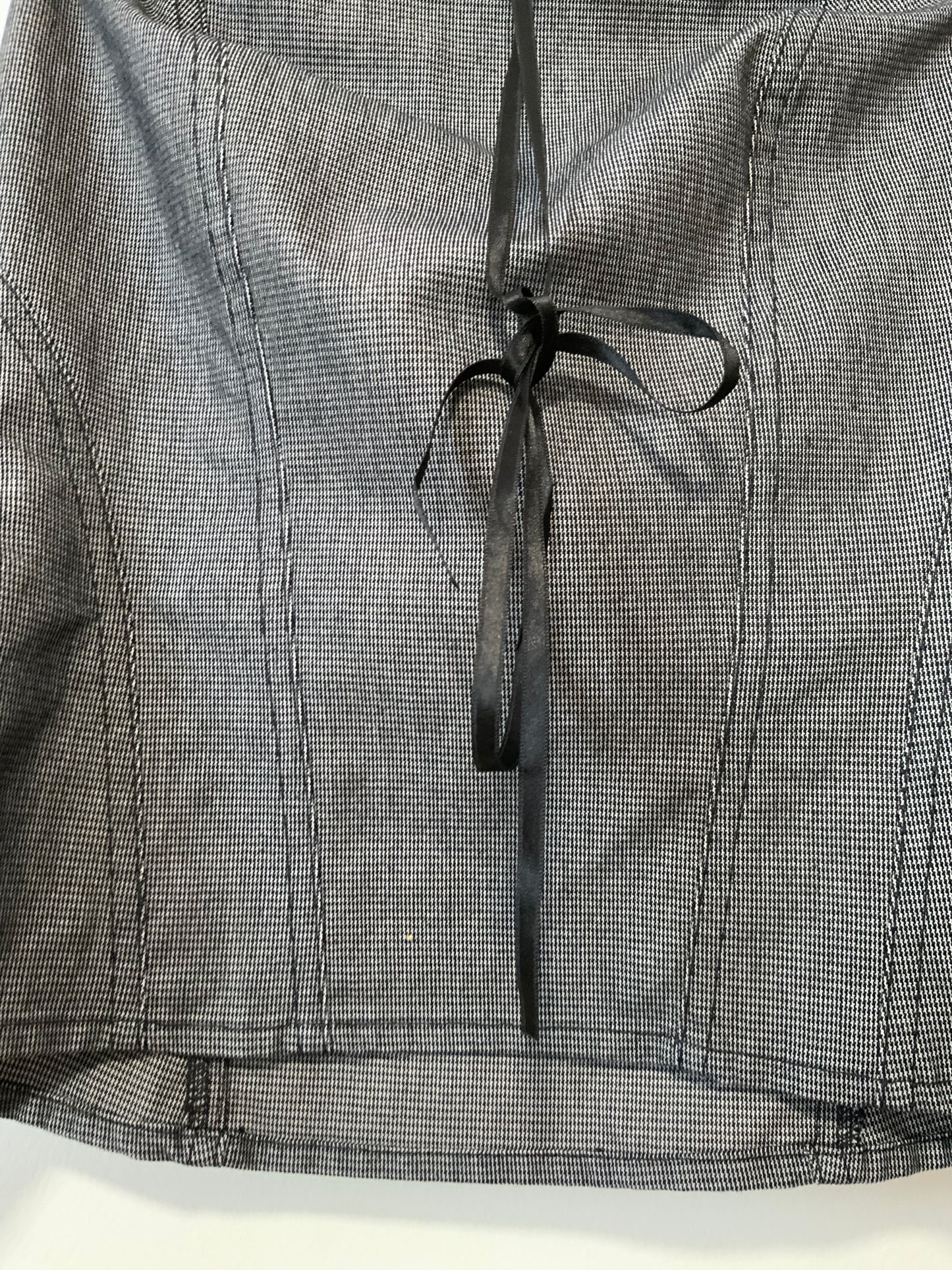 Bustier a carreaux Chattawak 1990 Vintage T38