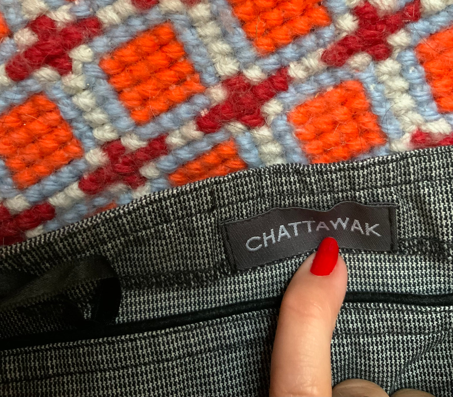 Bustier a carreaux Chattawak 1990 Vintage T38