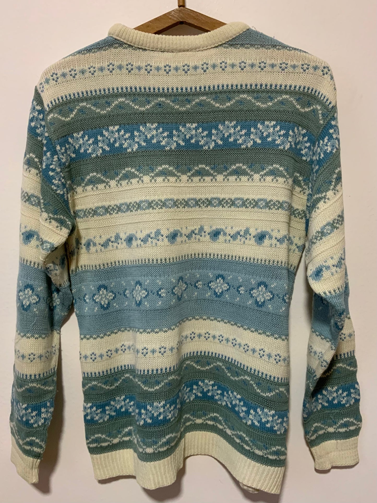 Pull Vintage Jacquard 1980