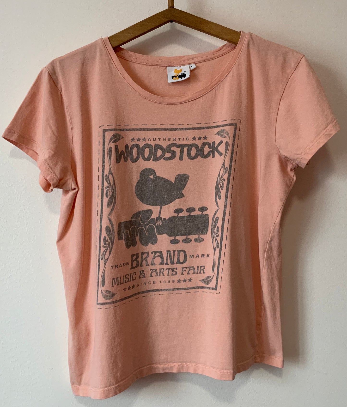 T shirt Woodstock Facon Vintage