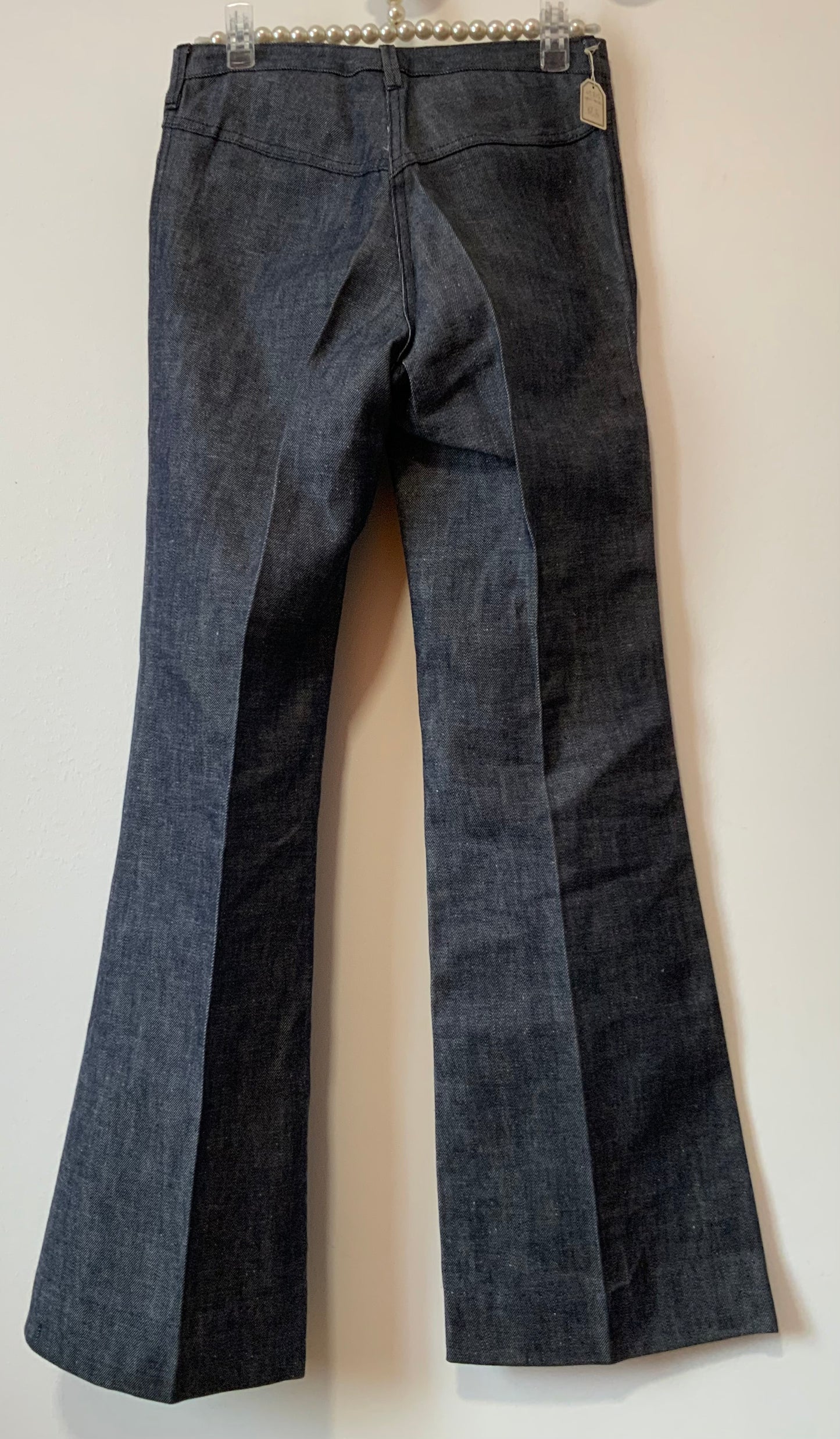 Pantalon Pattes d’éléphant 1970 Neuf Deadstock Denim Flare