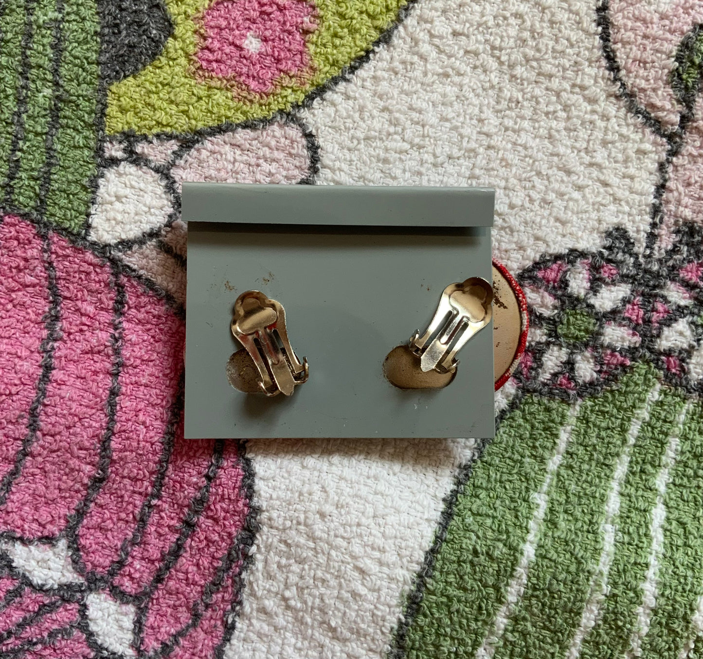 Accessoire Bijoux Boucles d’oreilles Vichy Vintage 1980