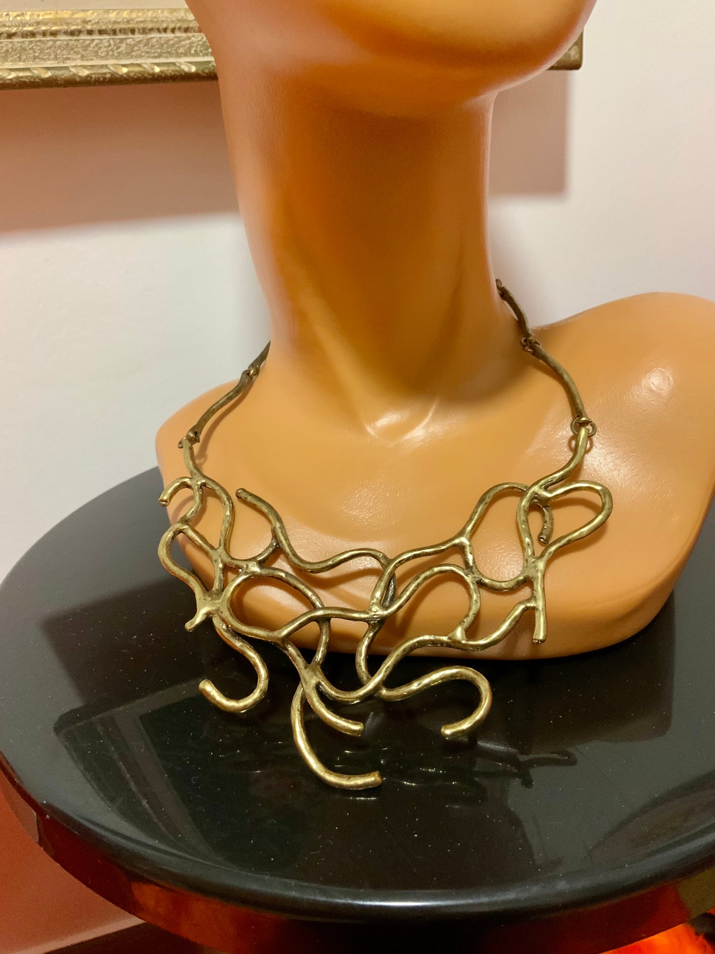 Collier Métal Rigide Vintage fin 90 debut 2000-
