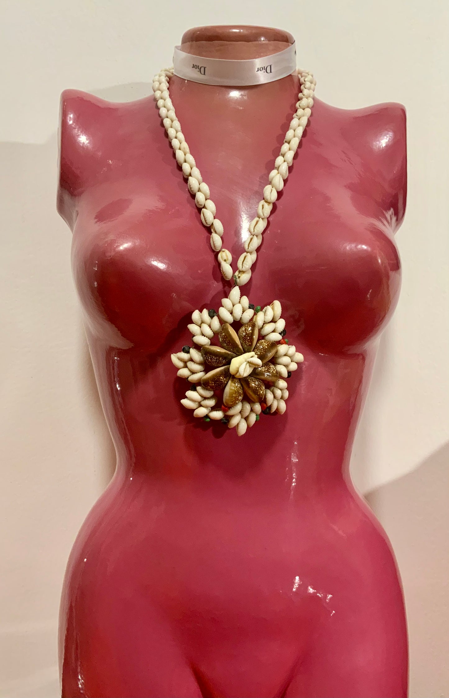 Collier coquillages Vintage 1970