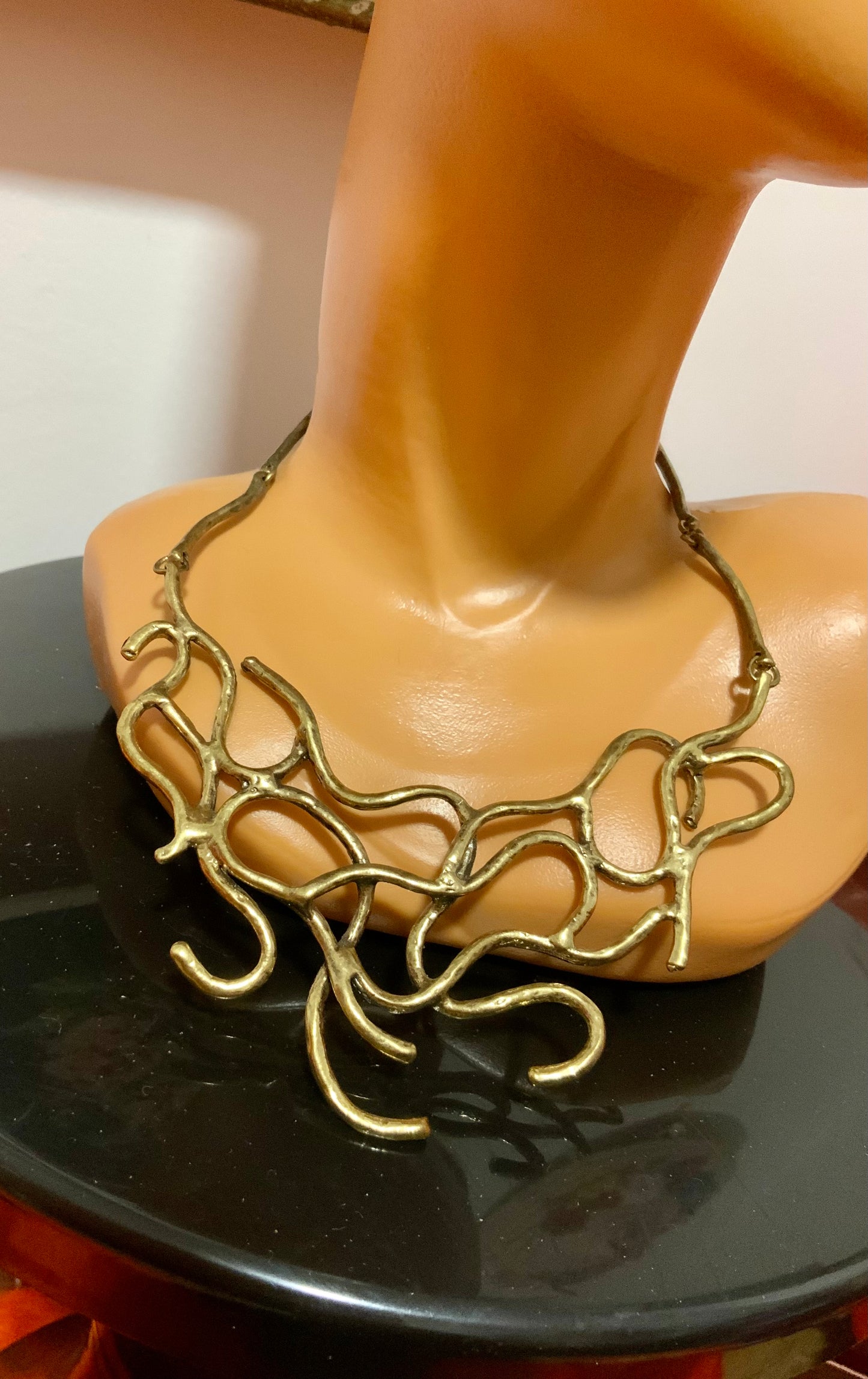 Collier Métal Rigide Vintage fin 90 debut 2000-