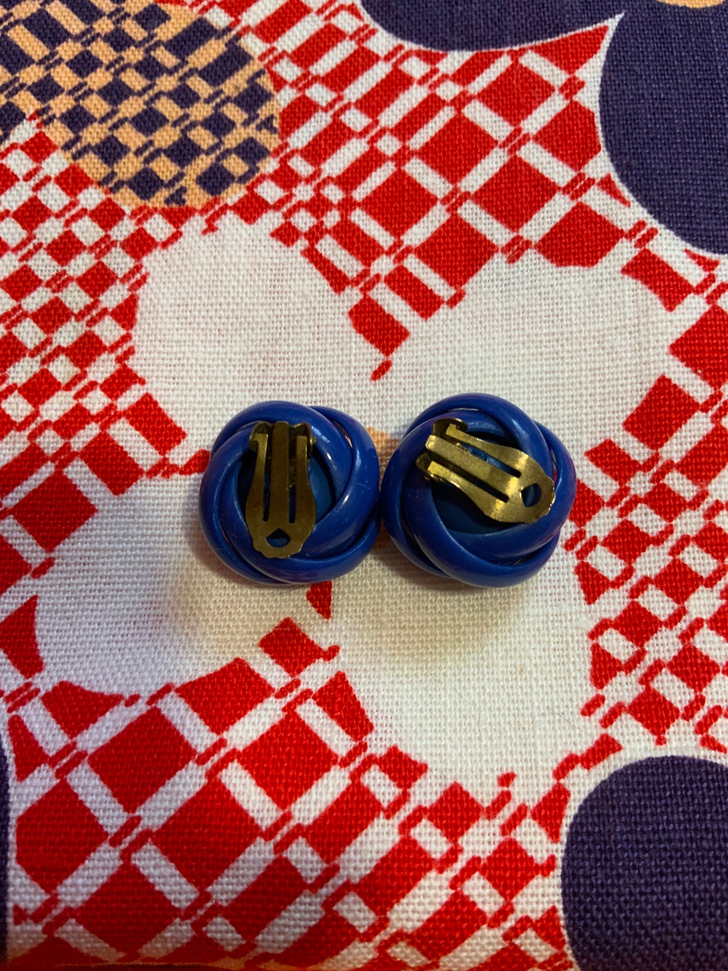 Boucles d’oreilles boules Vintage 1980