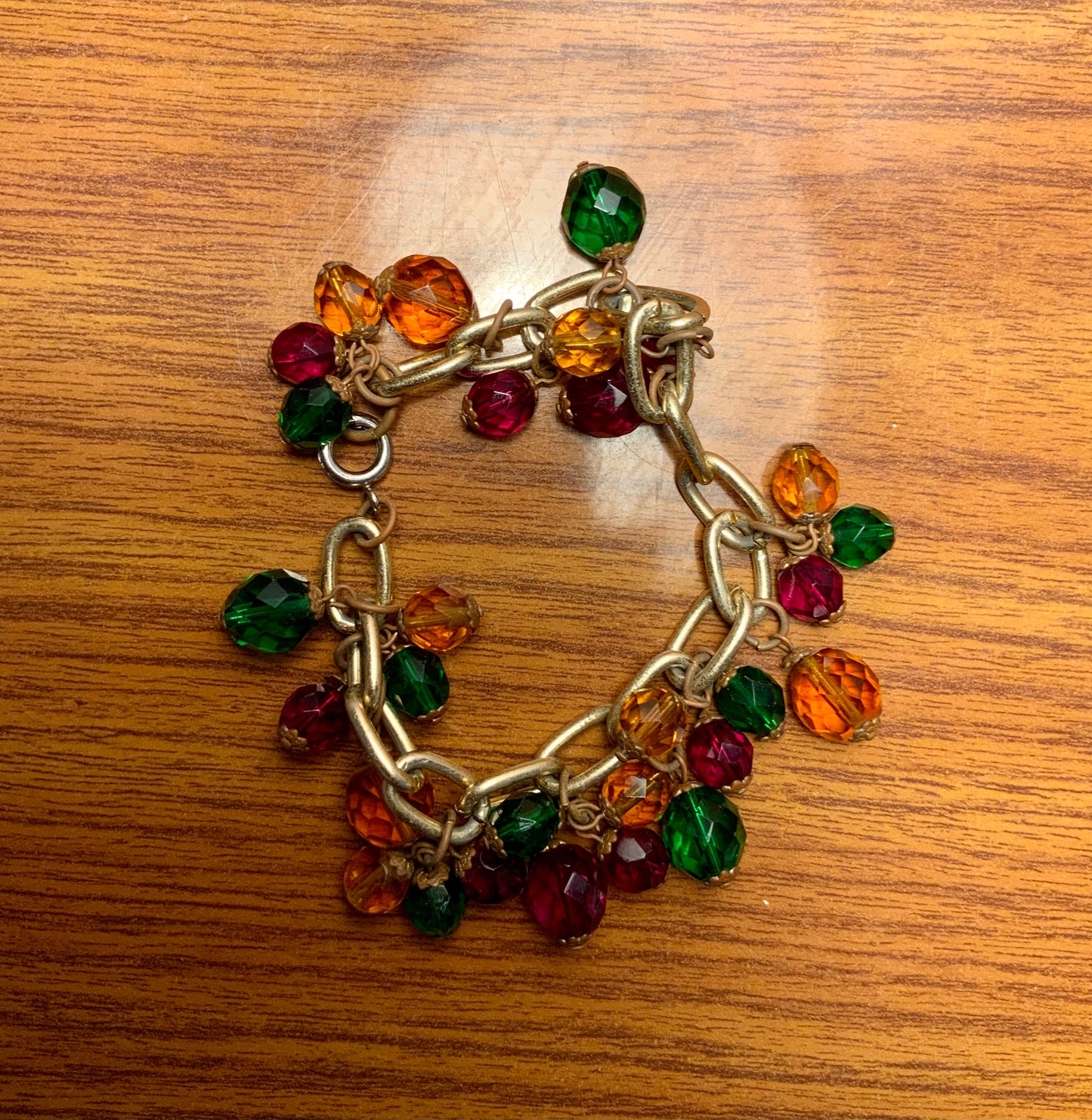 Bracelet Chaîne Breloques Magnifique Vintage 🌺