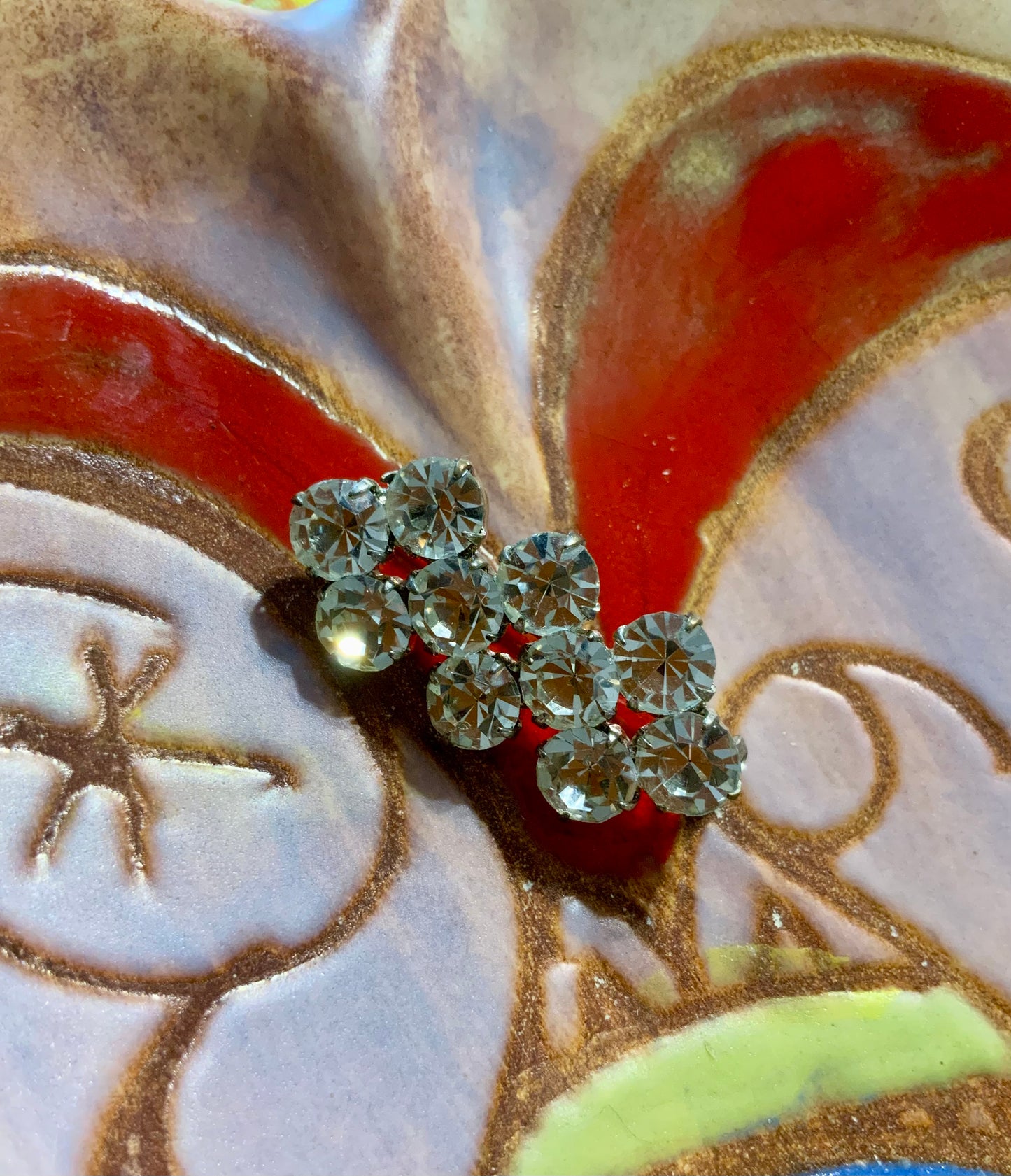Broche Chic Pierres Art Deco