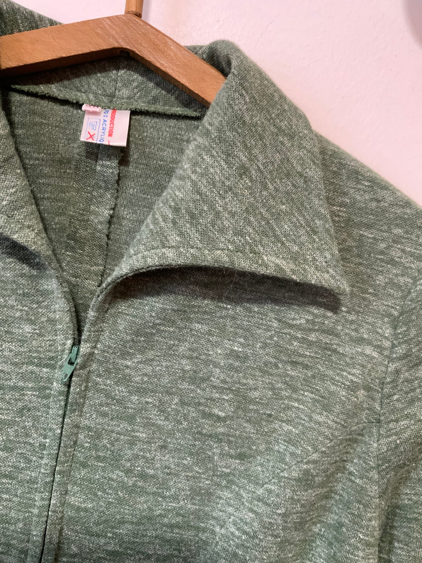 Robe  Deadstock 1970 Vintage Grand col