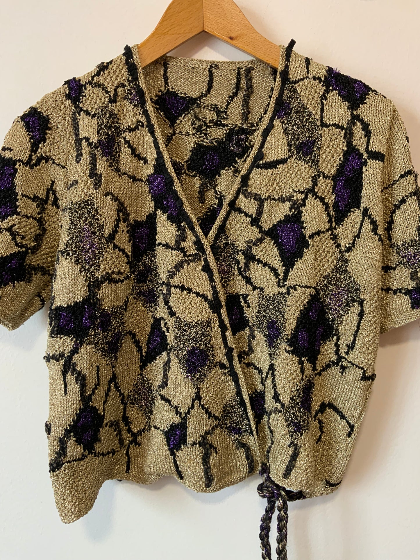 Pull Cache Coeur Anny Blatt Vintage 1990 Haut de gamme