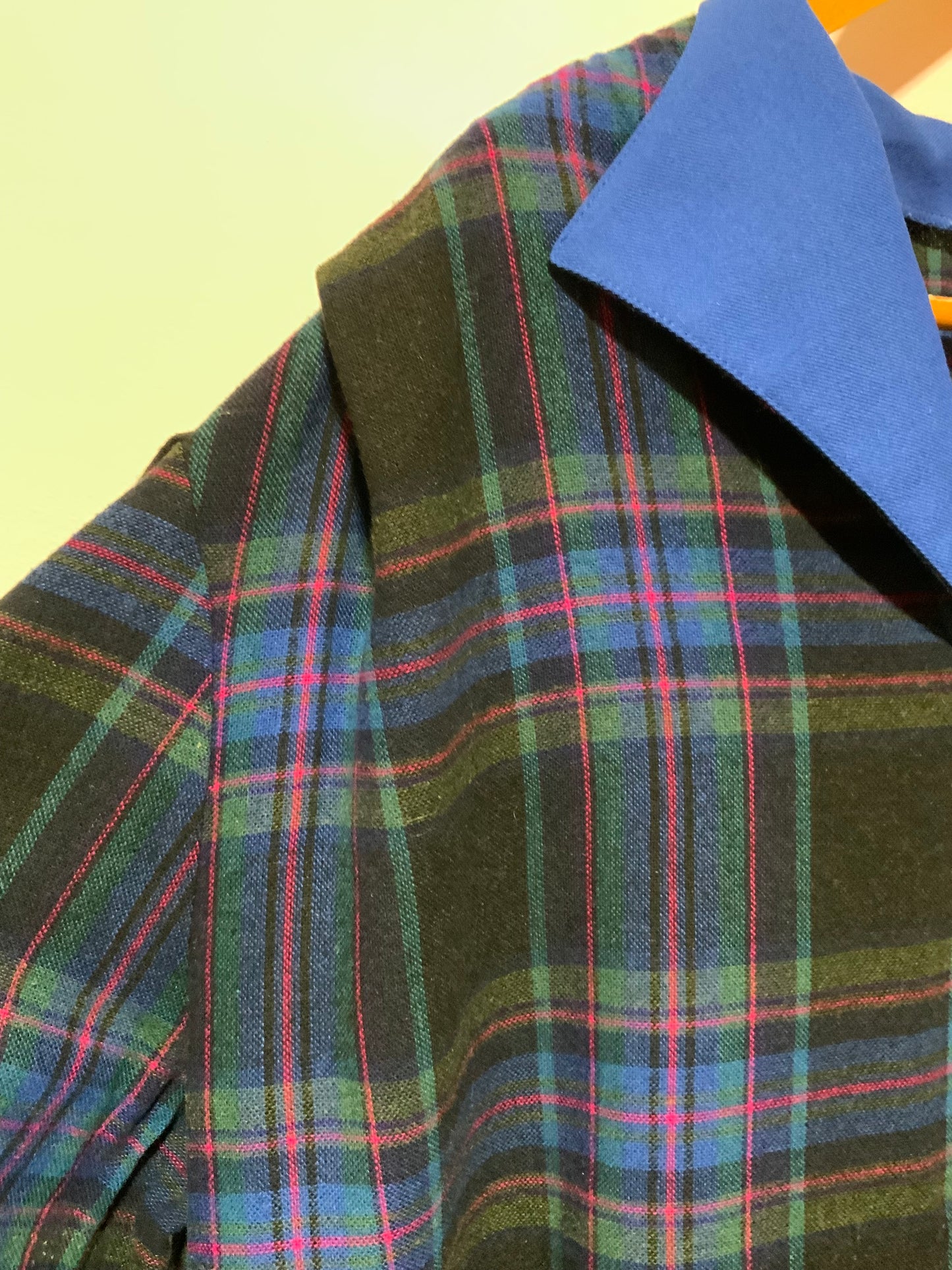 Robe à Carreaux écossais Tartan grande taille T58 Vintage 1980