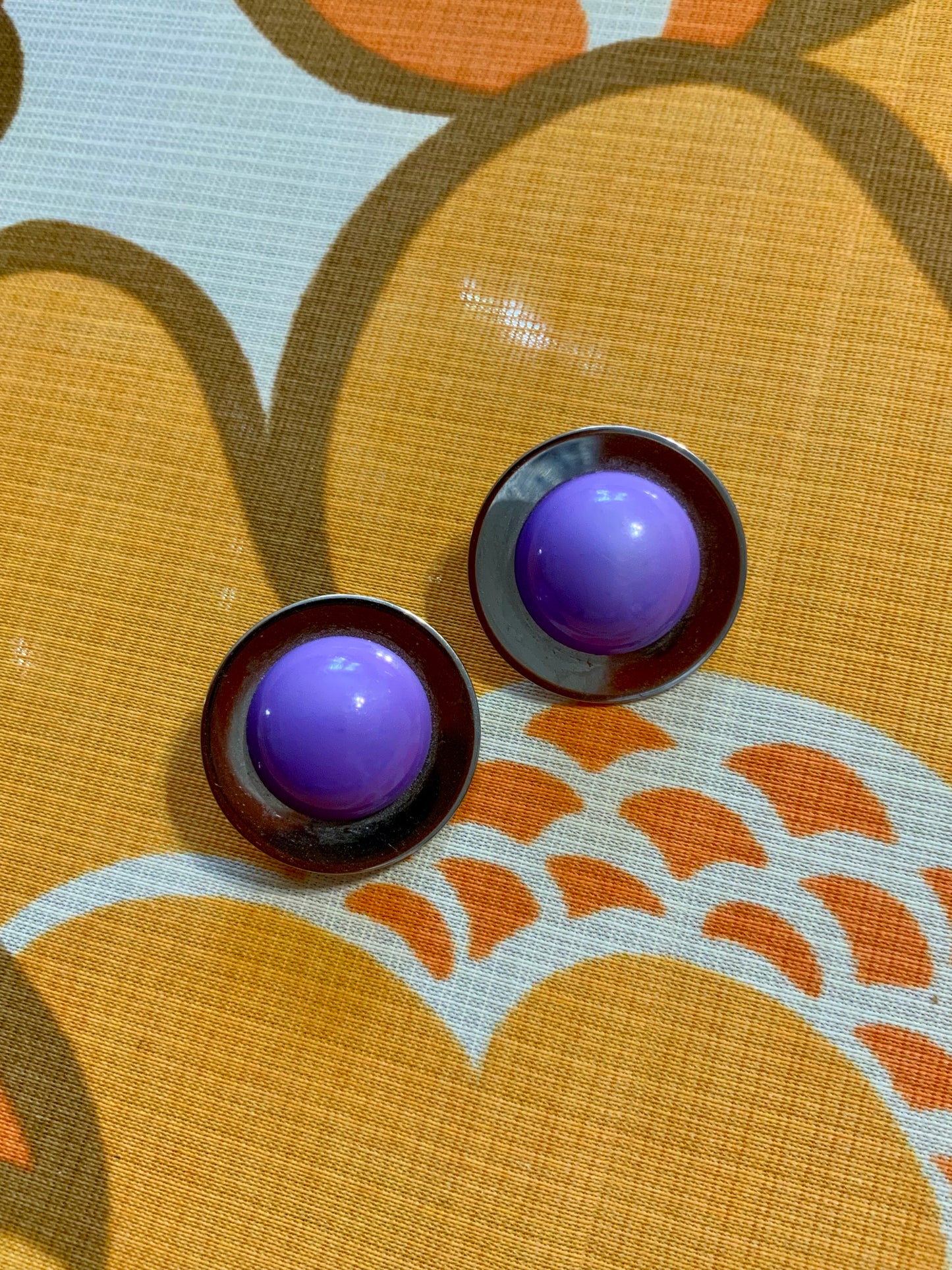 Boucles d’oreilles Design Pur Vintage 1980