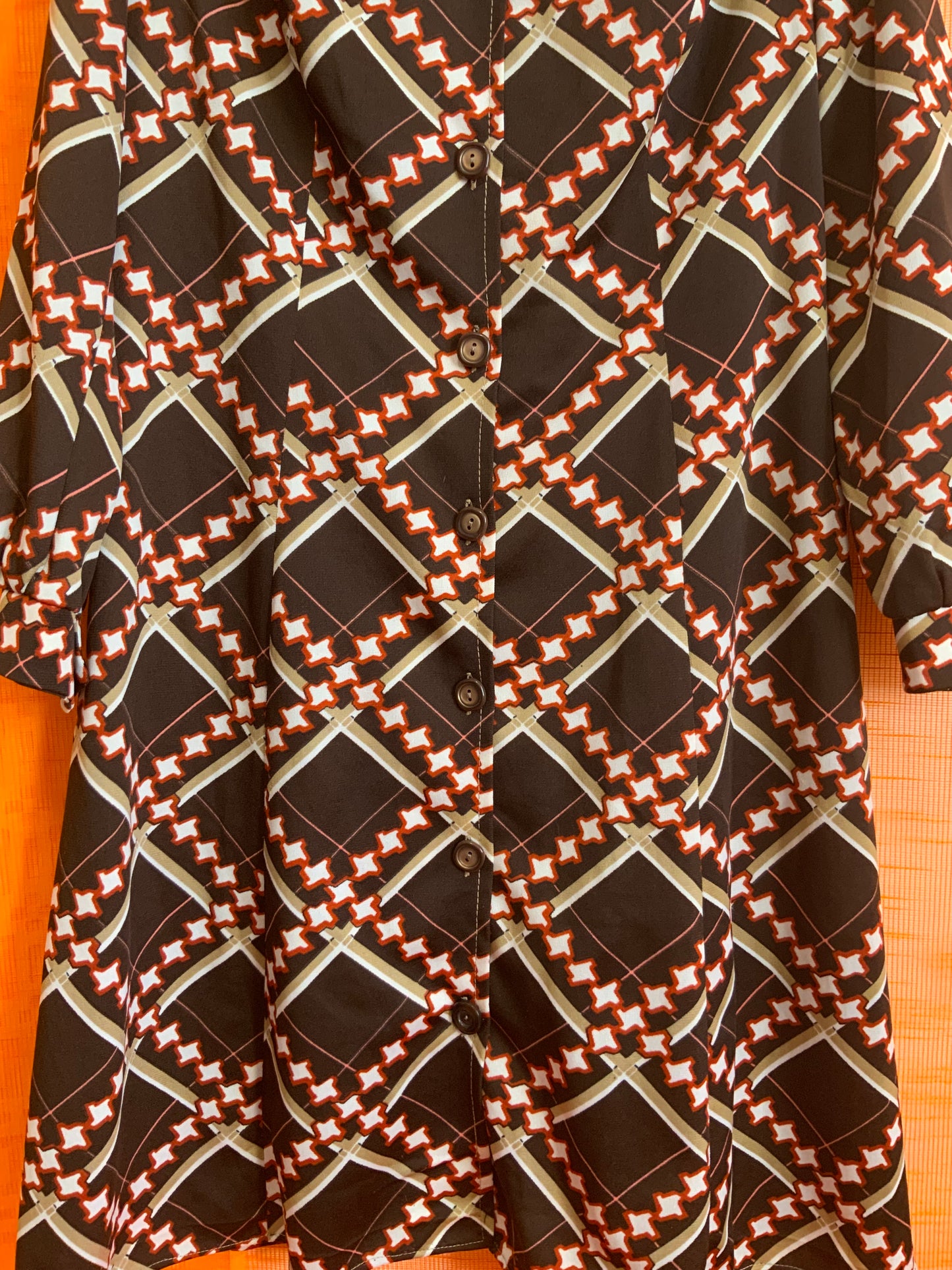 Robe de création Vintage 1980 Pelle à tartes-T46
