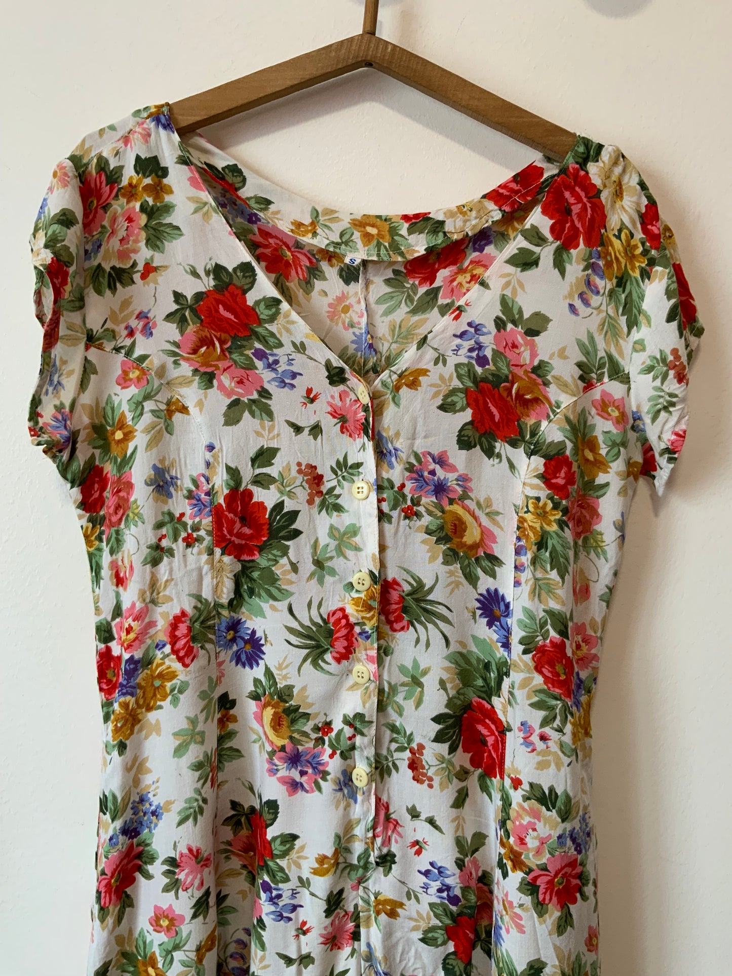 Combinaison Short à fleurs Vintage 1990- T40