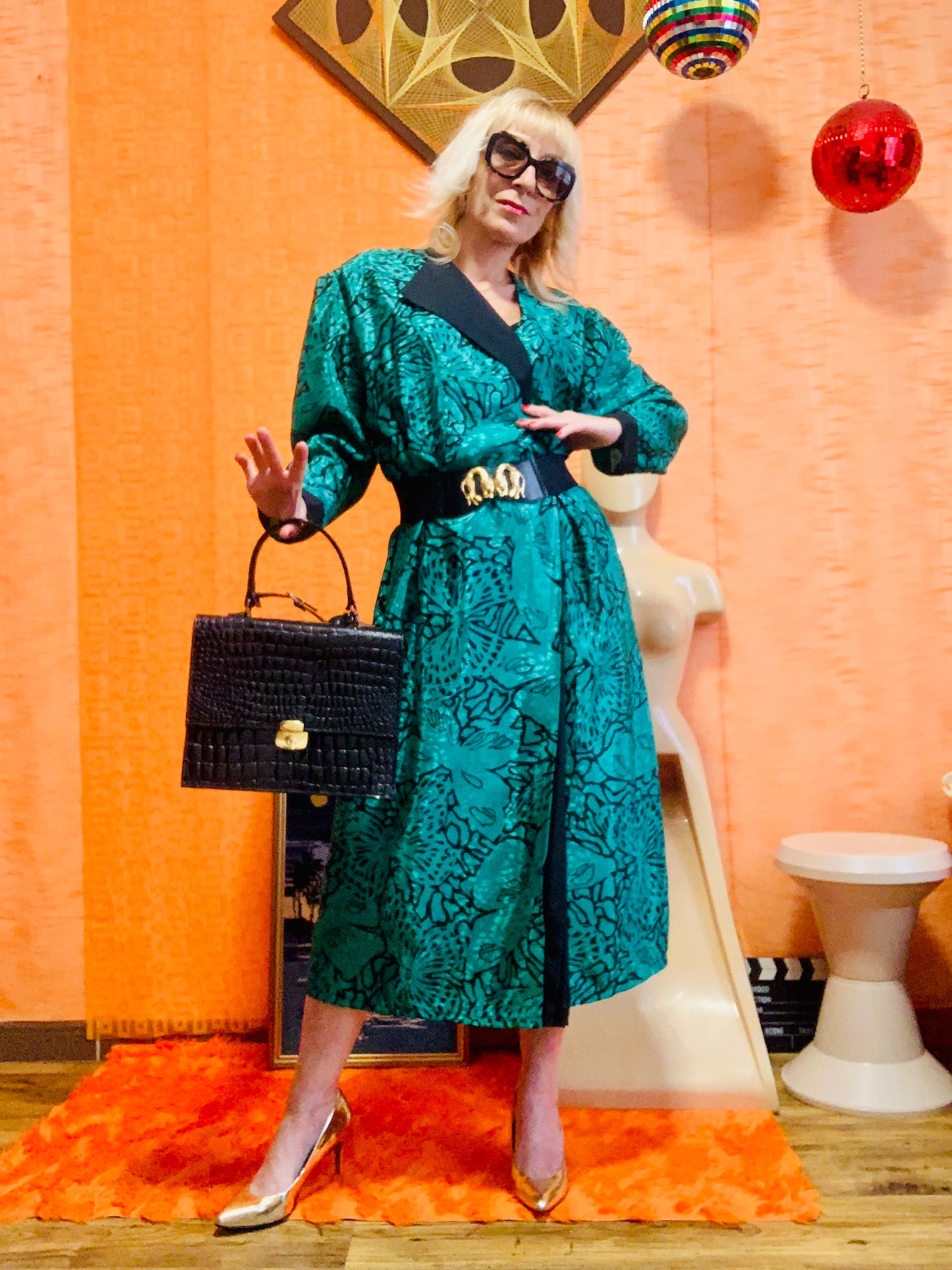 Robe Pépite 1980 Vintage