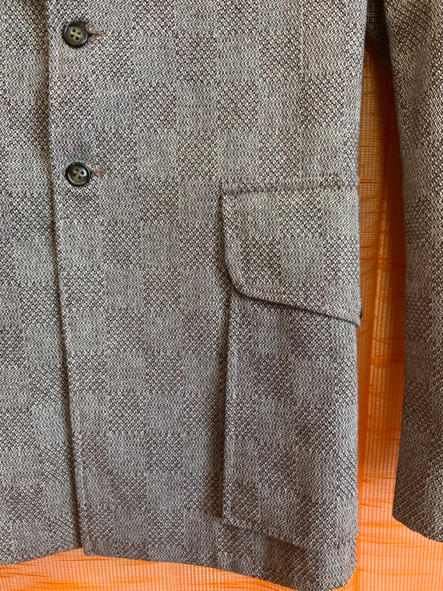 Sublime Tailleur Flare- Pelle à tartes Vintage 1970 Deadstock - T32