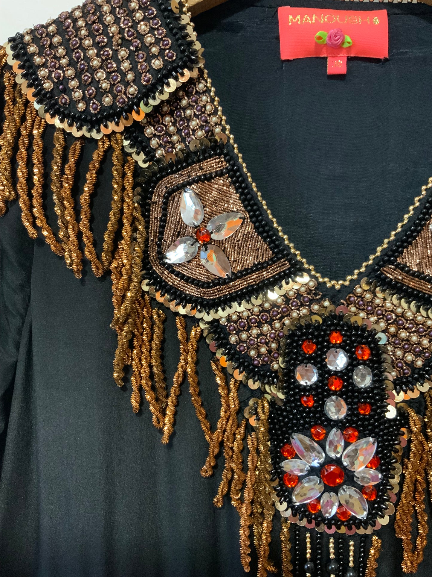 Robe Soie Manoush Sequins paillettes - T36