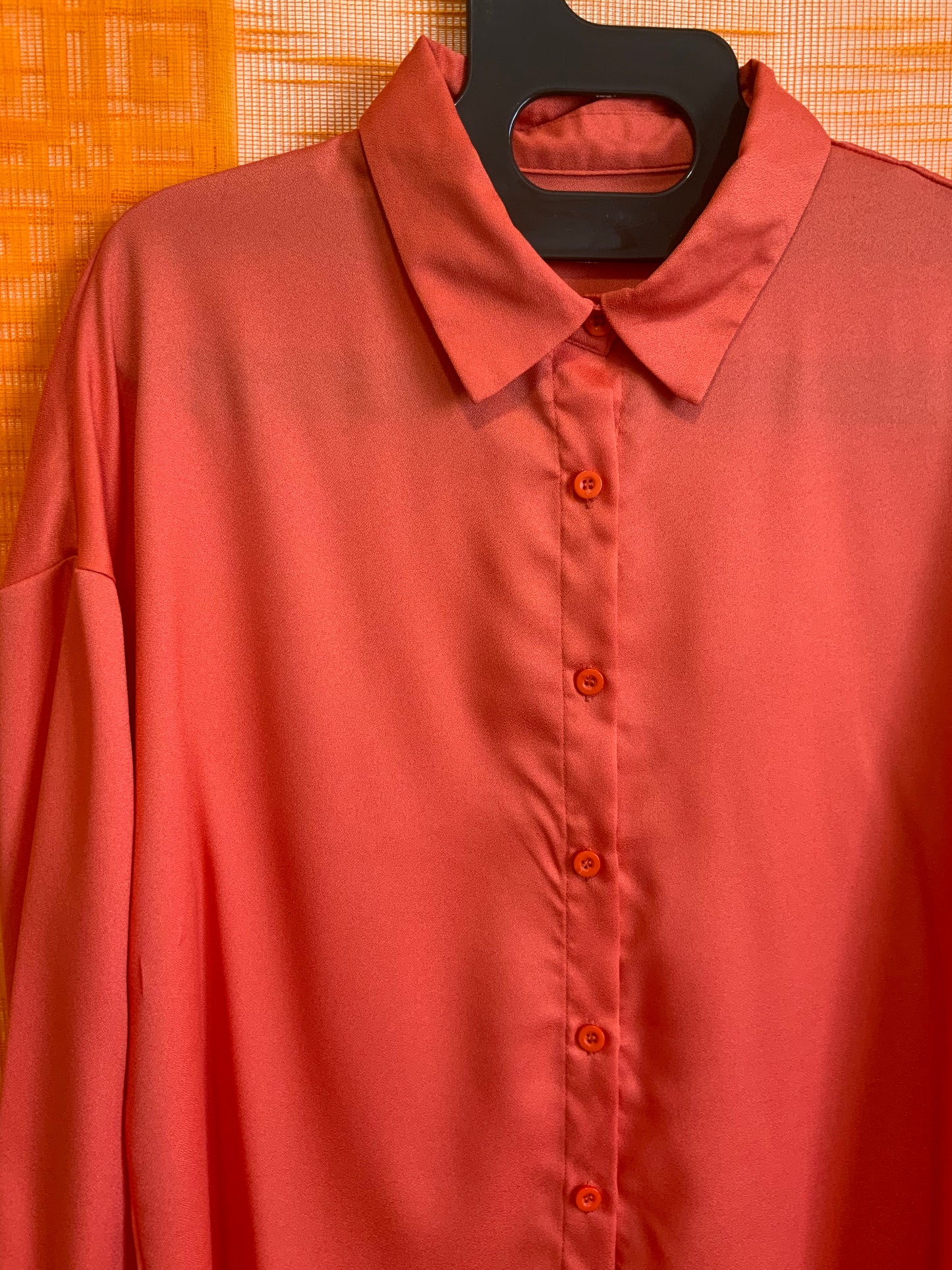 Chemise Longue Liquette Orange Vintage- TU