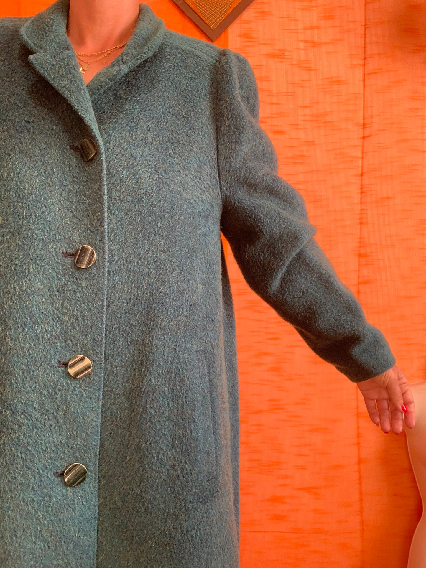Superbe Manteau 1980 Vintage Italie - T40