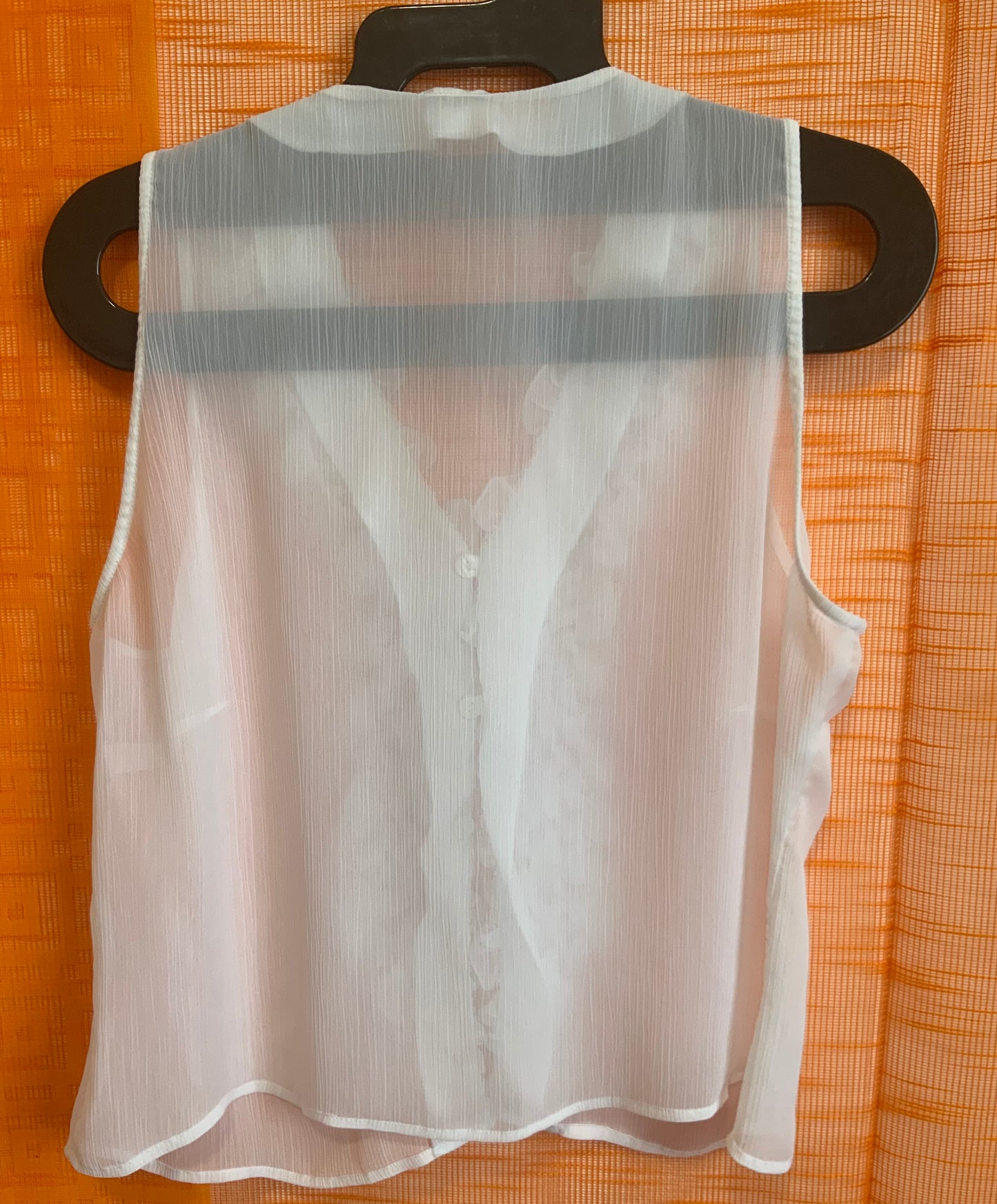 Chemisier Frous Frous voile blanc- Vintage 2000- T46
