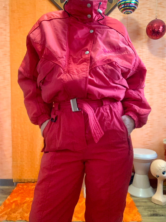 Combinaison de Ski Vintage 2000 Rouge 🌹