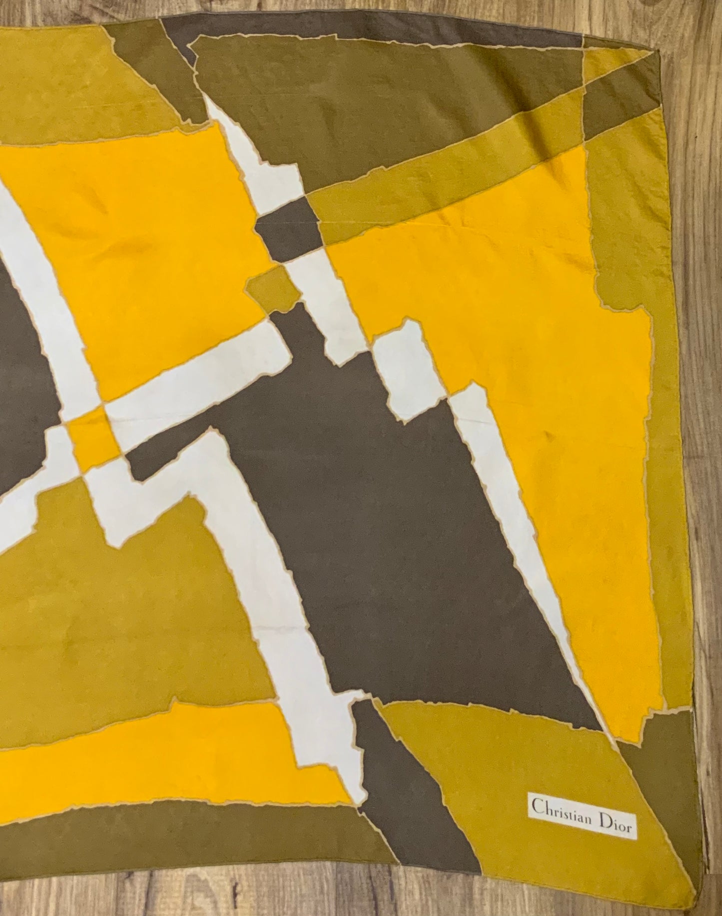 Foulard Carré Soie Christian Dior Ancien