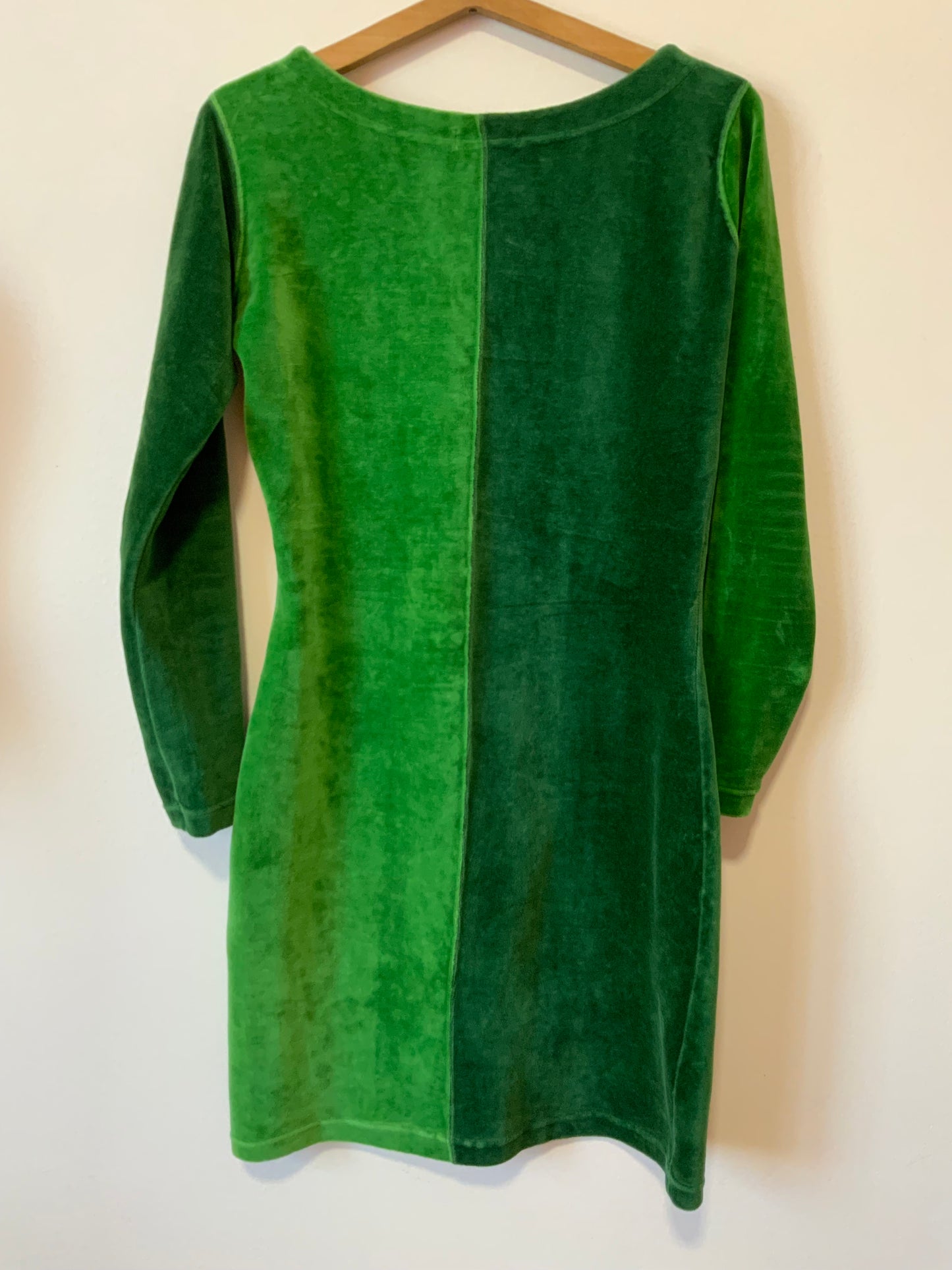 Robe originale velours Naf Naf Vintage 1990 -T38