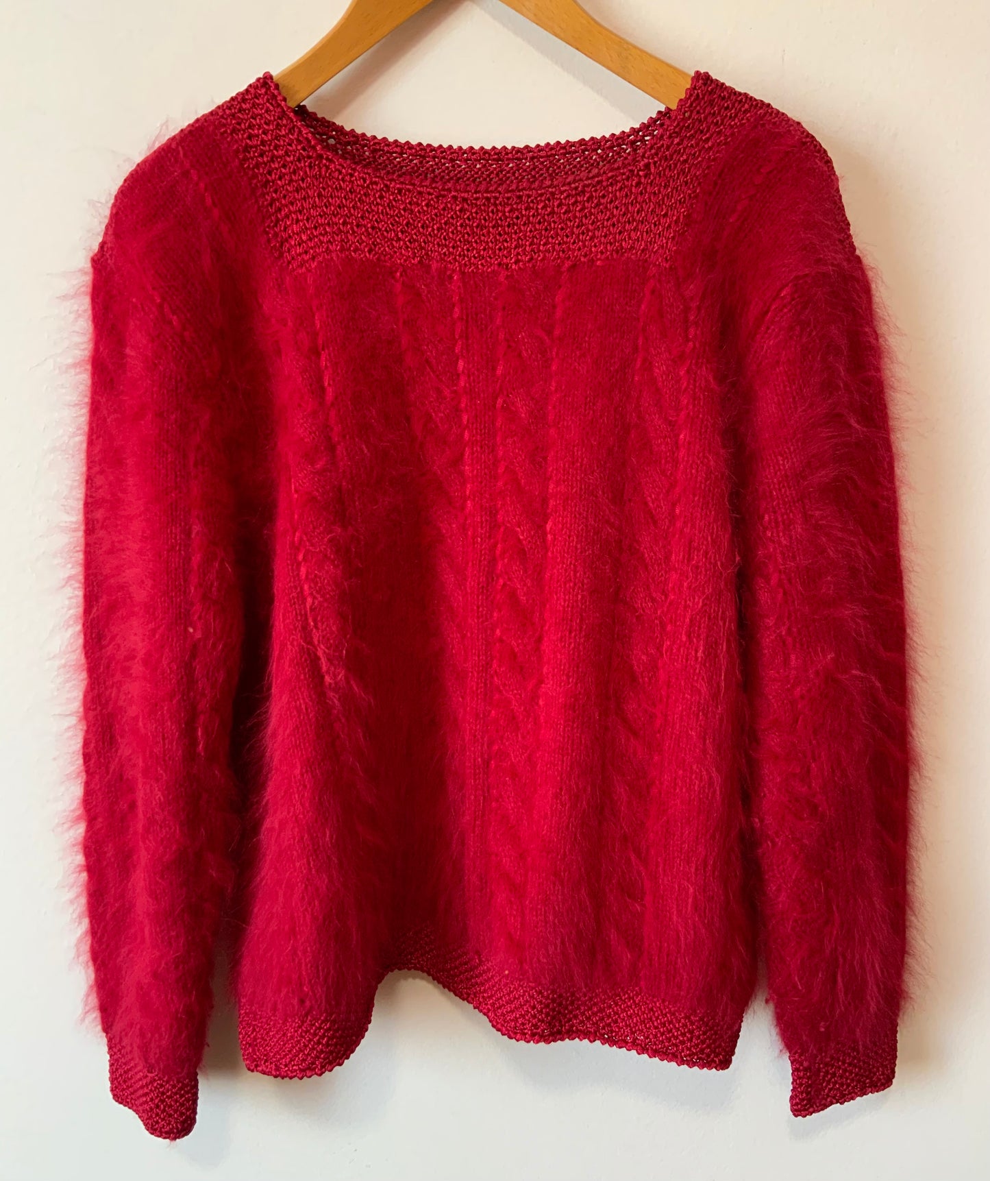 Anny Blatt Elegance Pull tricoté Main Vintage 1990- T42/44