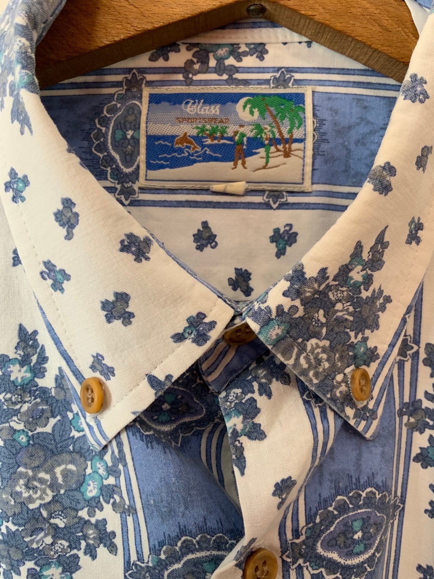 Chemise Provençale Vintage 1980- T50 TU
