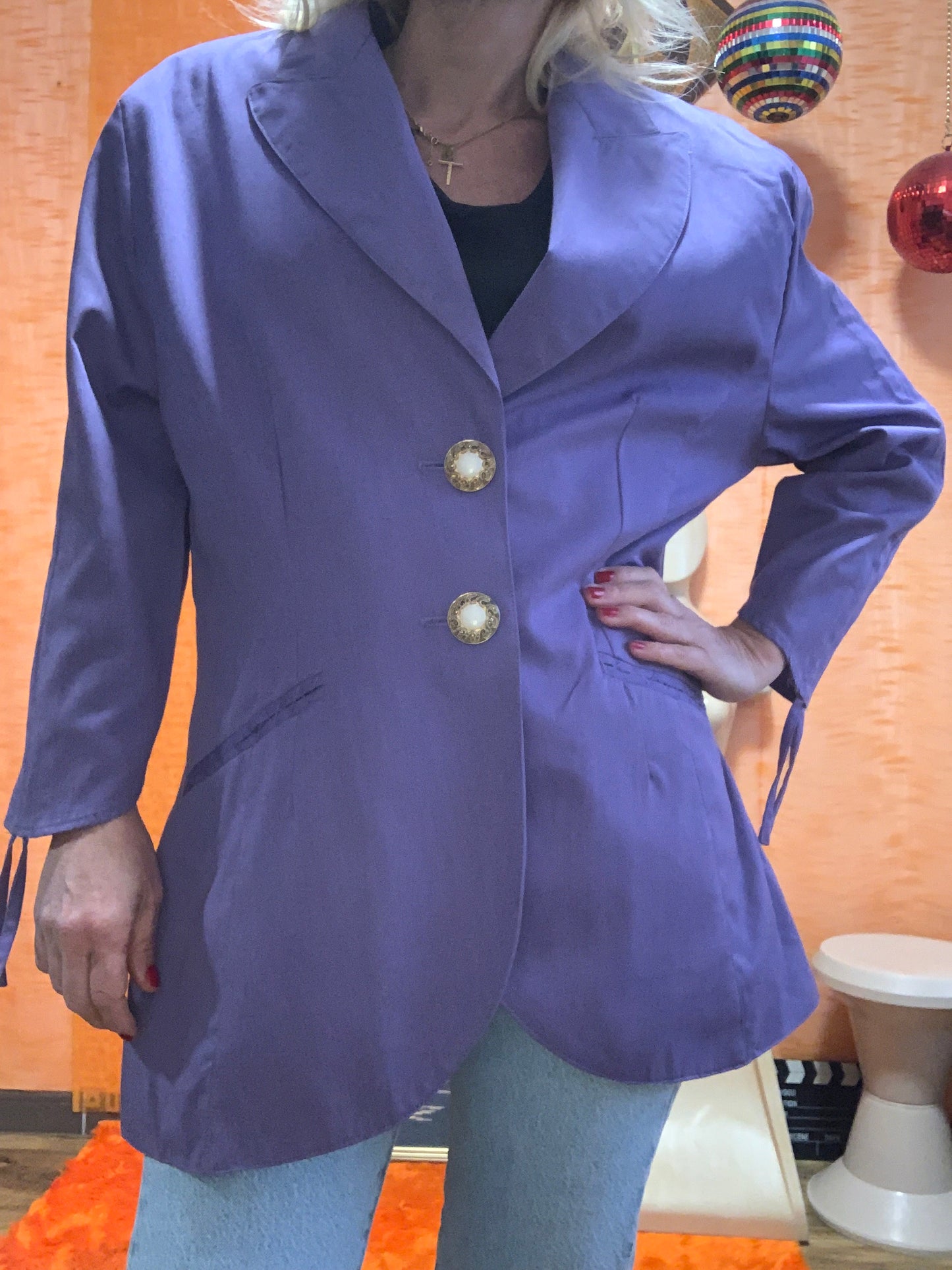 Veste à Épaulettes Neuve Vintage 1980/90