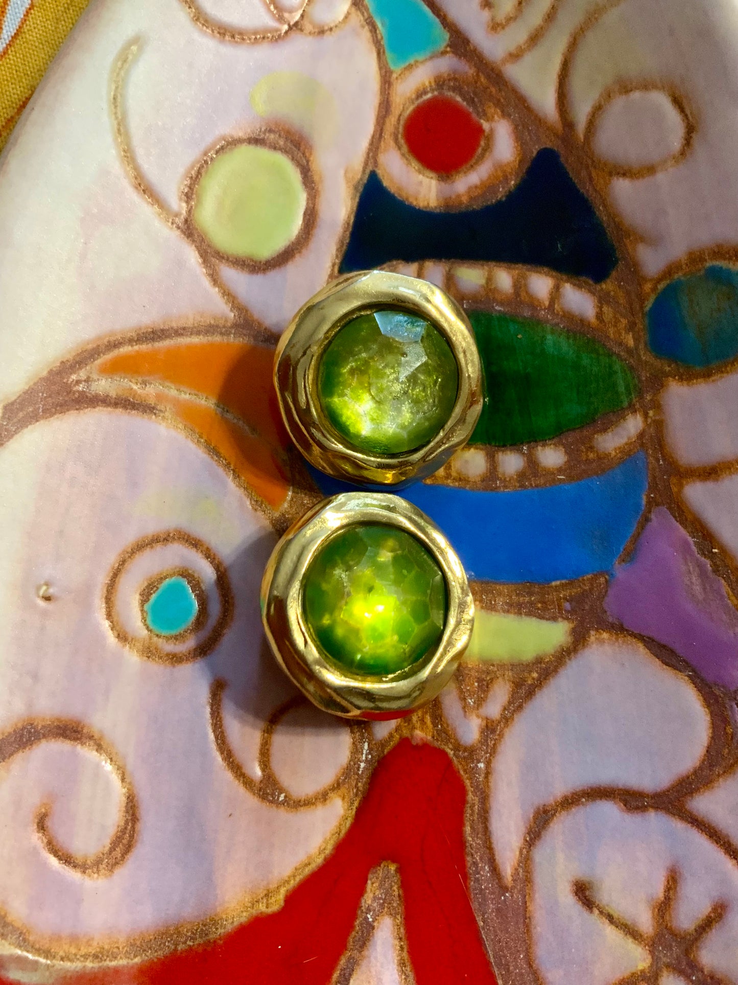 Boucles d’oreilles rondes Vintage Chic