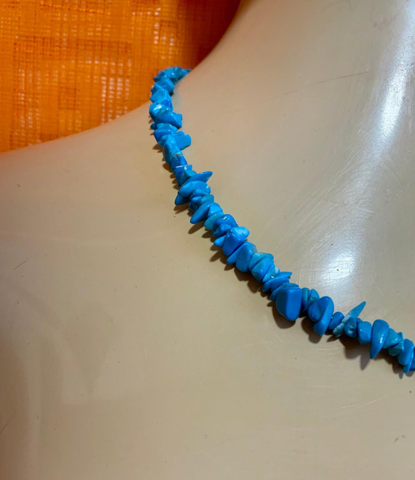 Collier Ancien Pierres de turquoise Vintage Authentique