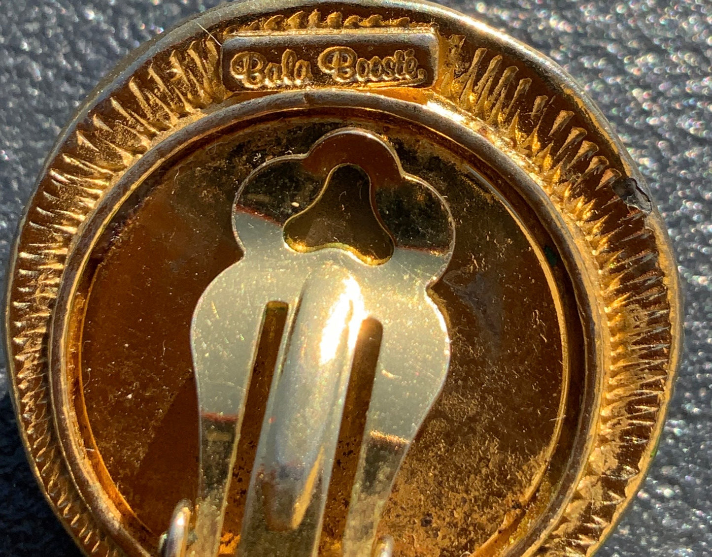 Boucles d’oreilles rondes Vintage Chic